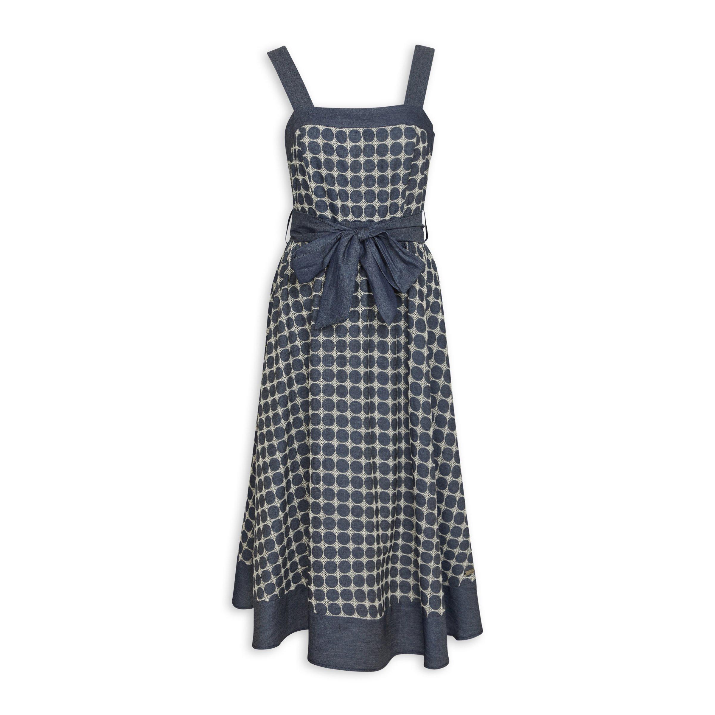 truworths denim dresses Truworths Dresses Daniel Hechter Dresses 2018 Daniel Hechter Truworths  Denim Dresses Monotone Print Denim Dress