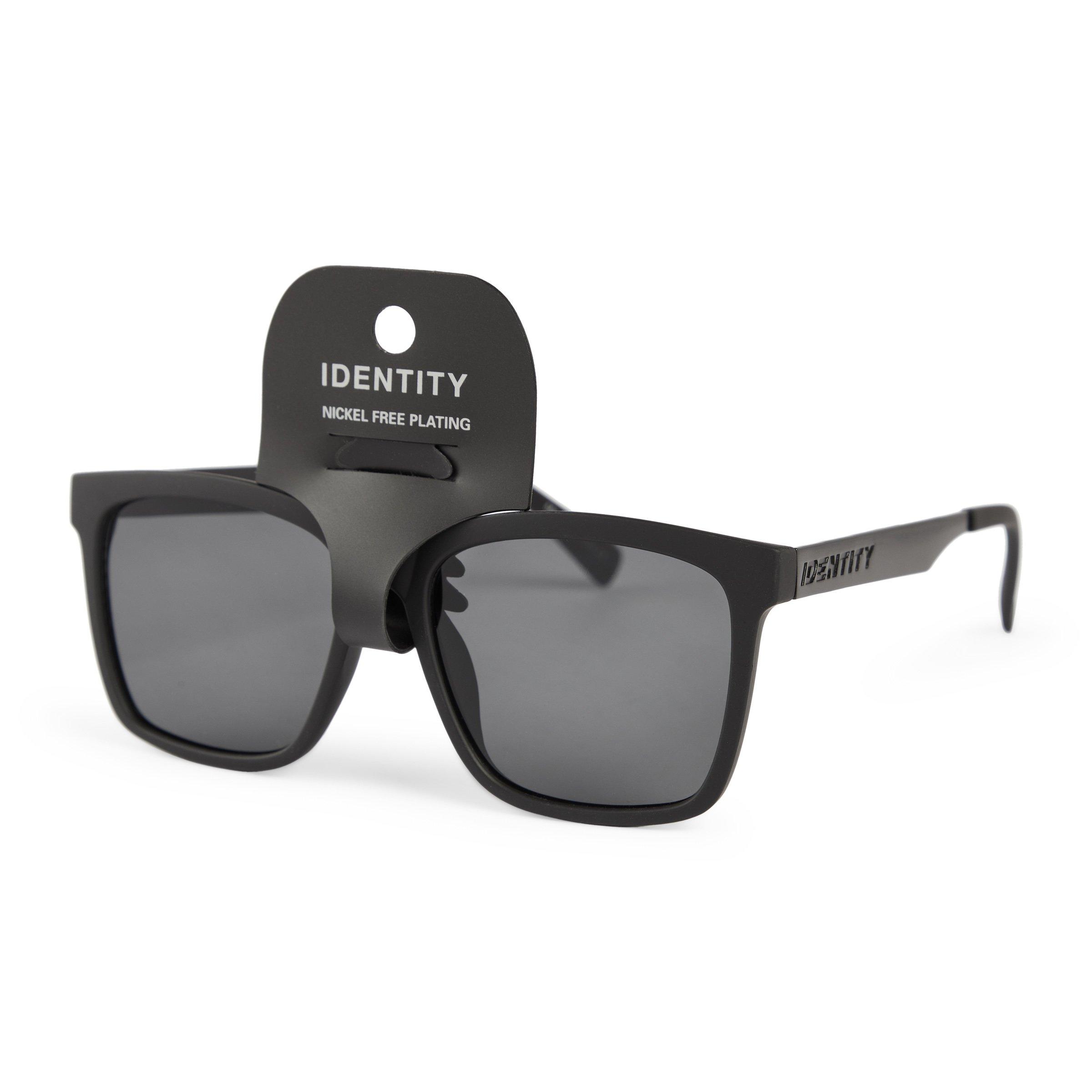 Black Rubber Wayfarer Sunglasses (3115967) Identity