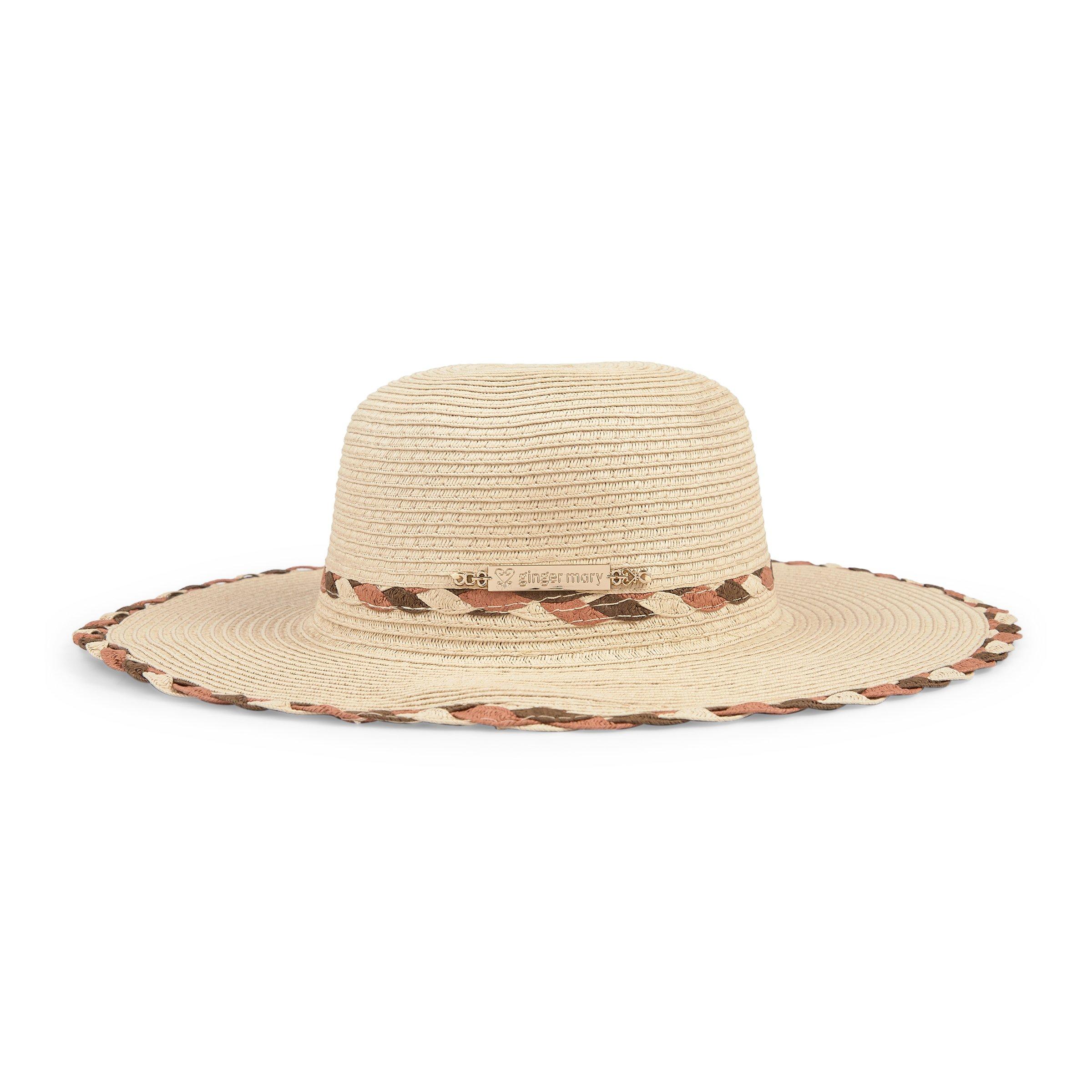 Natural Straw Bucket Hat (3116328) Ginger Mary