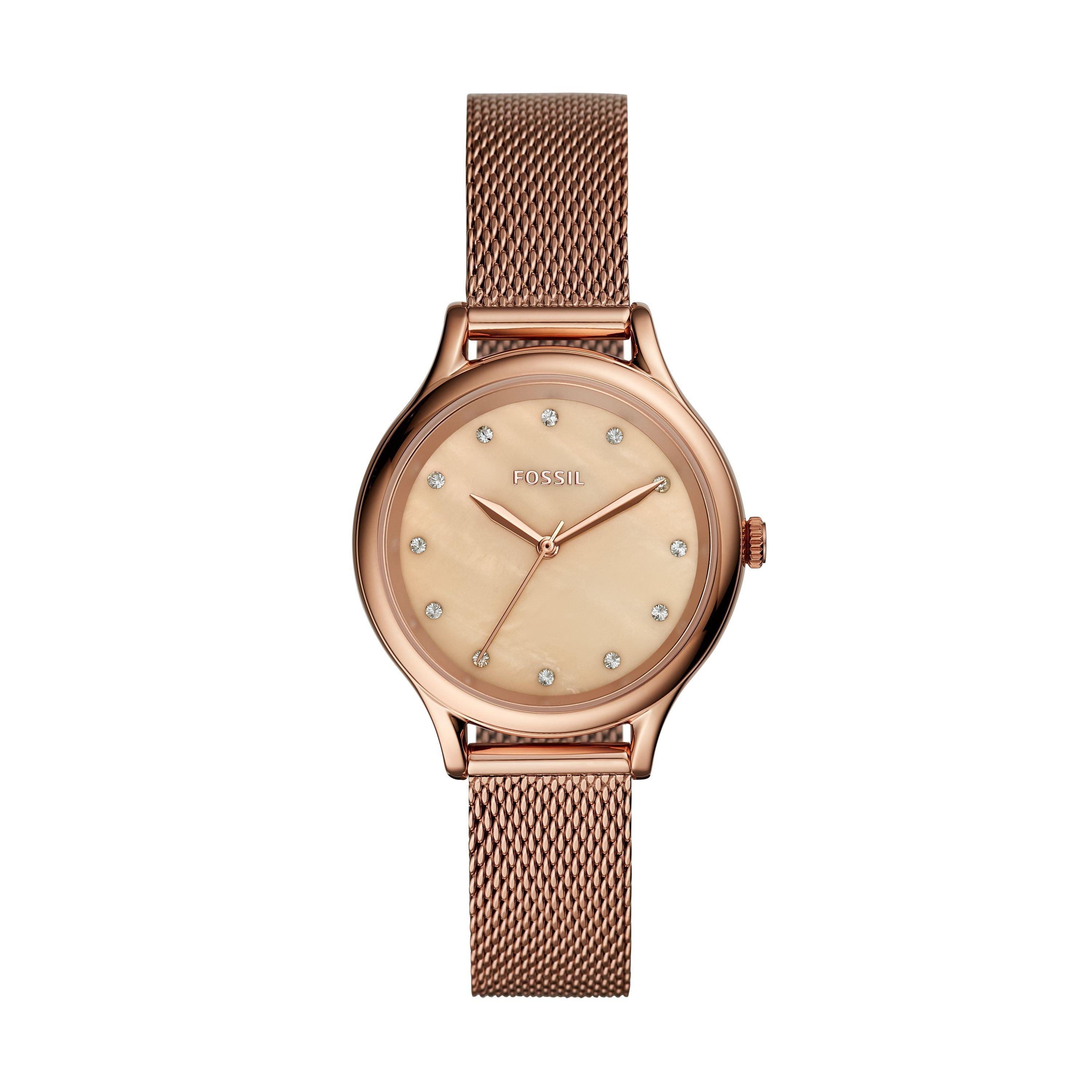 Fossil Rose Gold Laney Mesh Watch (3116447) Truworths.co.za