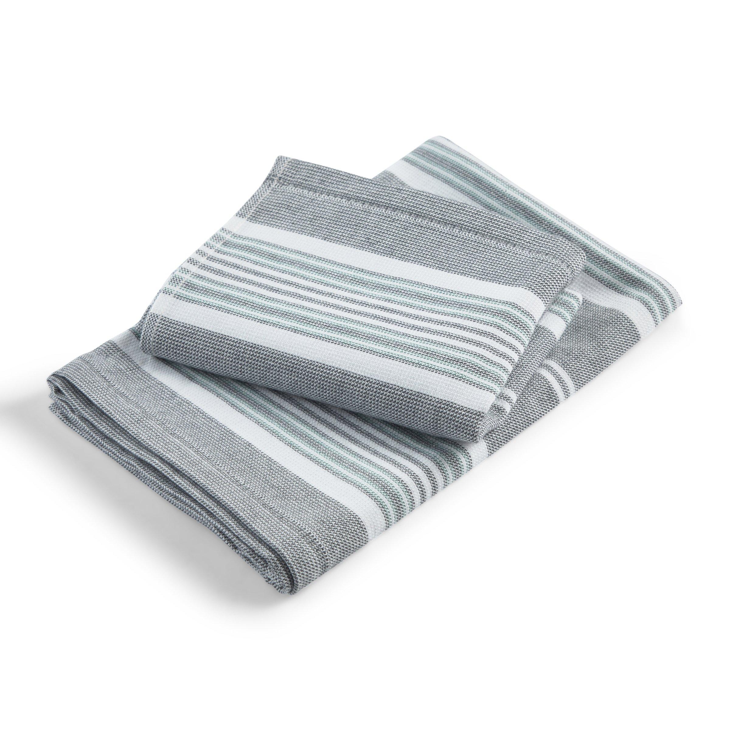 Gray and tan online towels