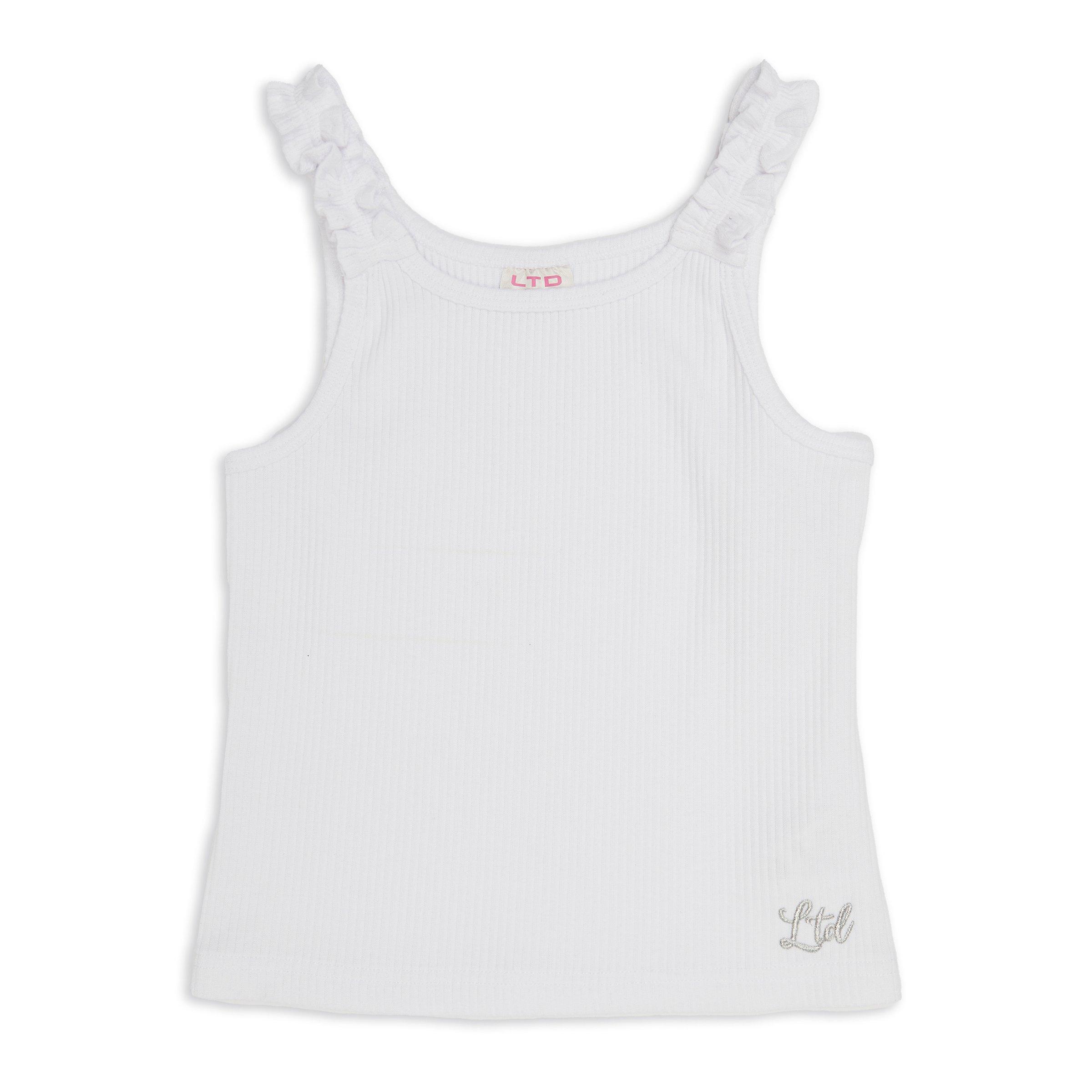 Girls White Vest (3118036) LTD Kids