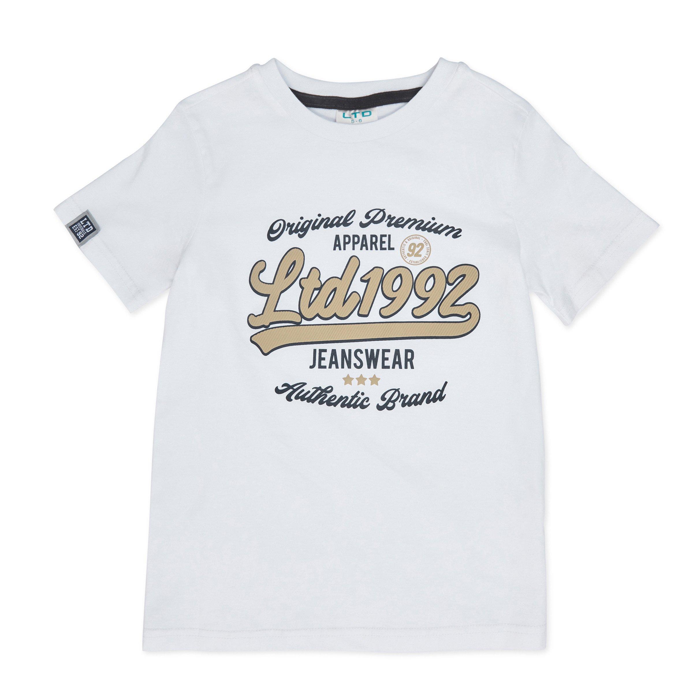 Kid Boy White Tshirt (3118333) LTD Kids