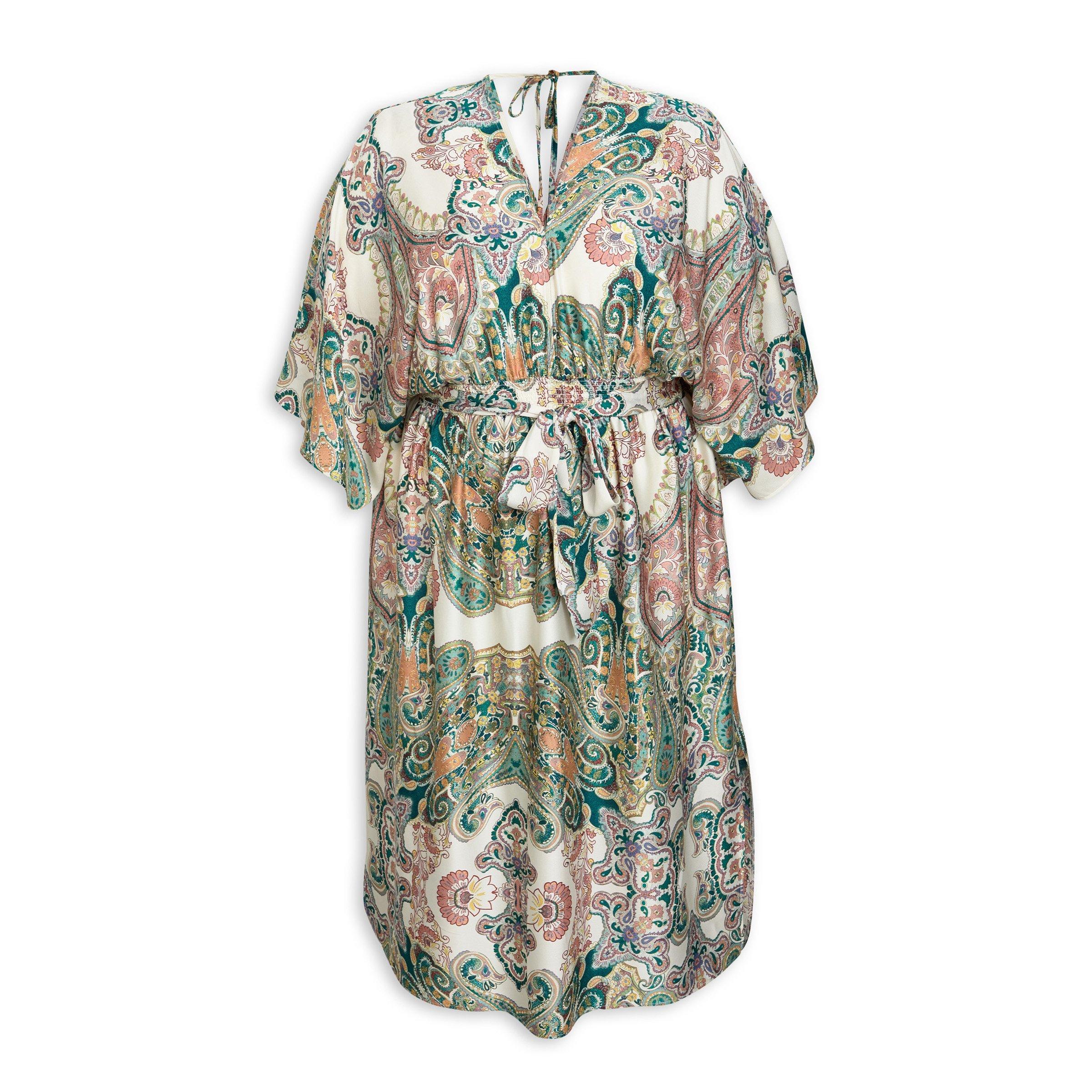 Paisley Print Plus Size Beach Dress (3118977) | Zeta