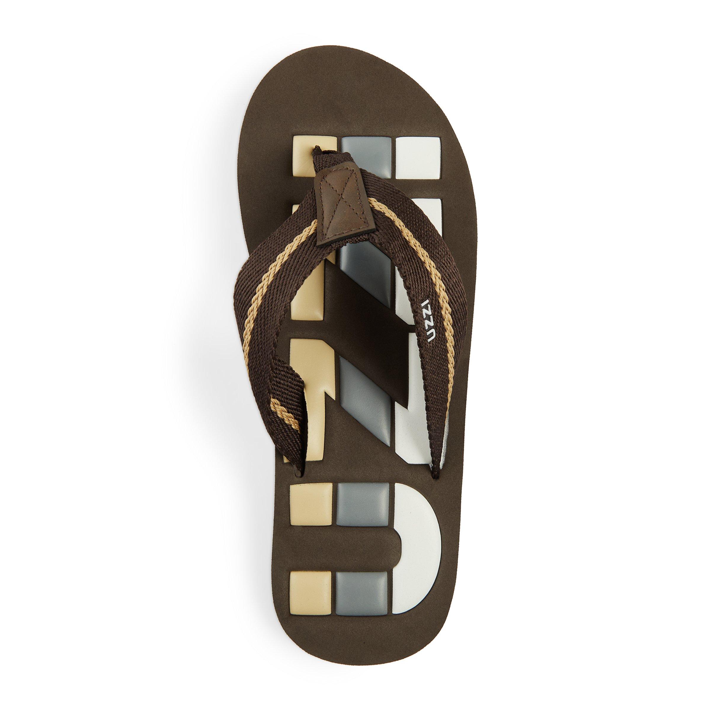 Brown Flip Flops (3119552) | UZZI