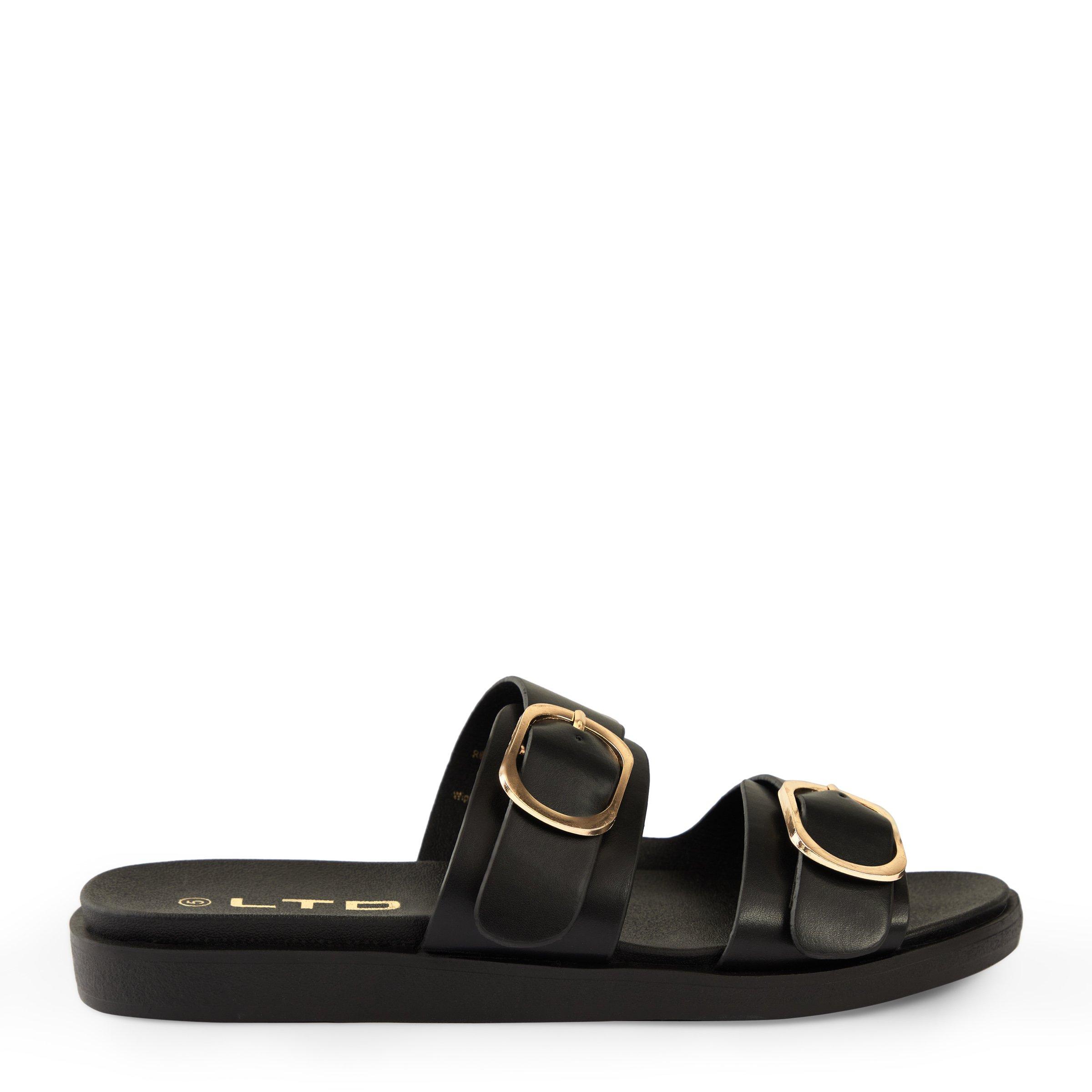 Black Mule Sandals