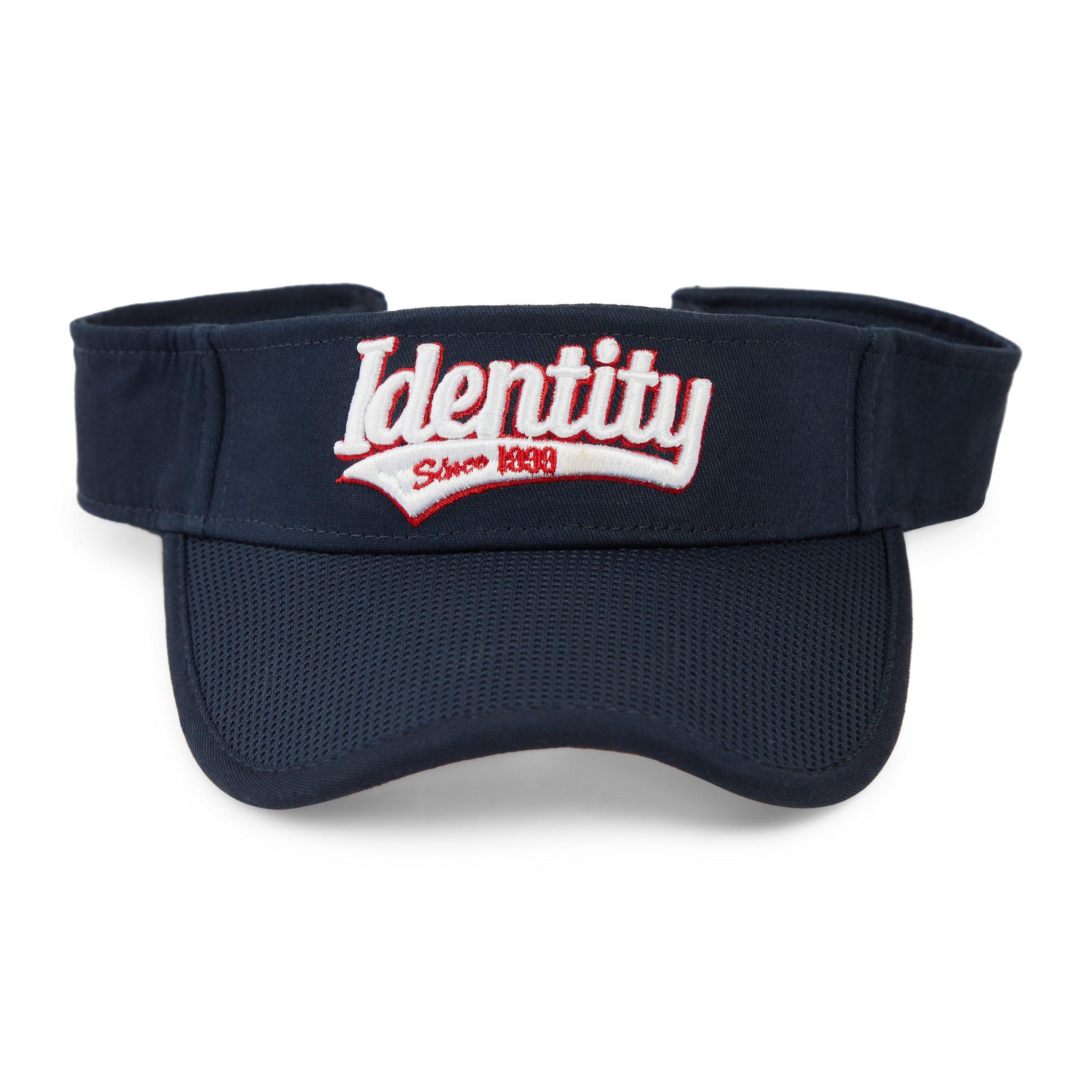 ミュージシャン The BONEZ N-Logo Flat Visor Cap Navy Boys Navy Sun Visor Cap (3120741) | Identity