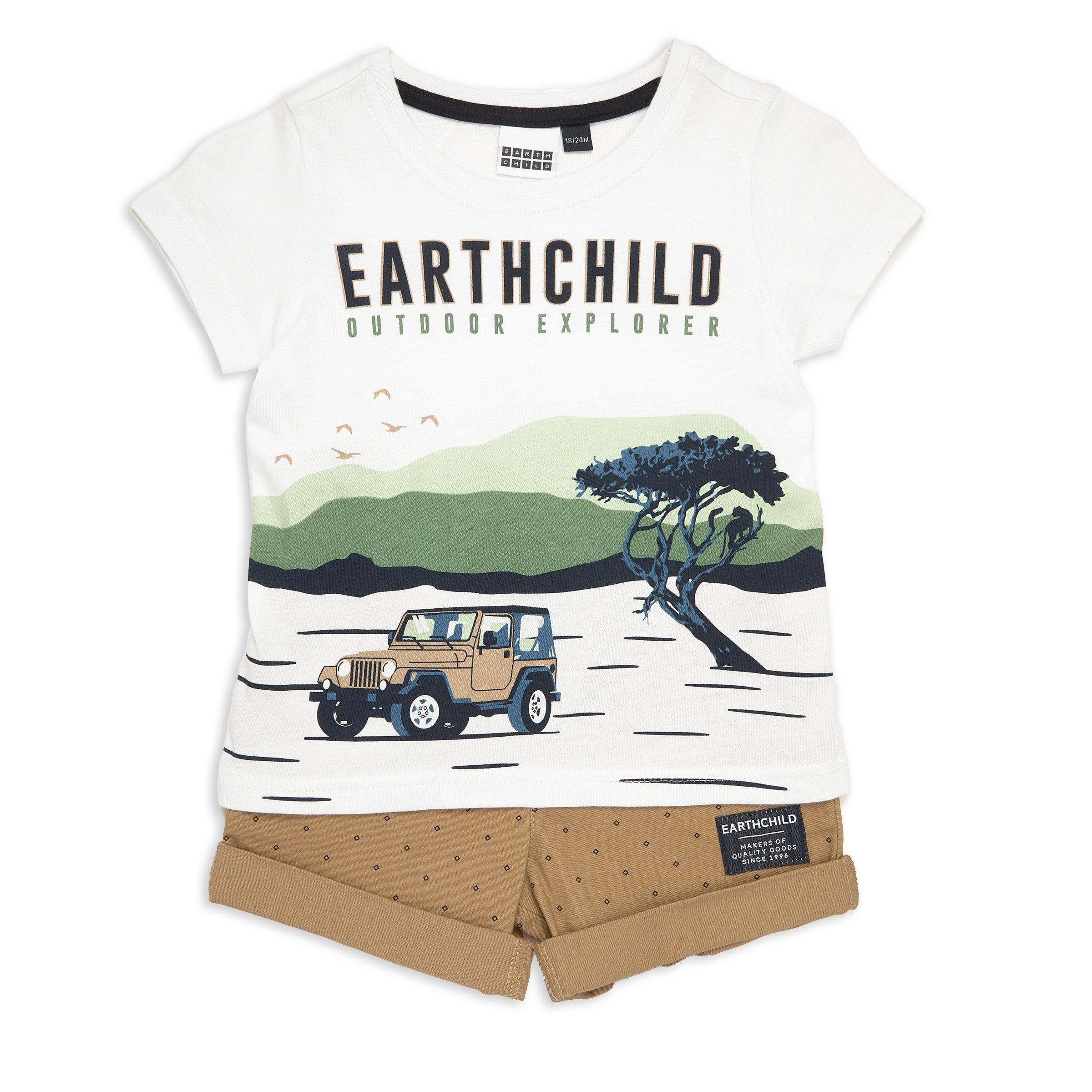 Baby Boy Tshirt & Shorts Set (3121137) Earthchild