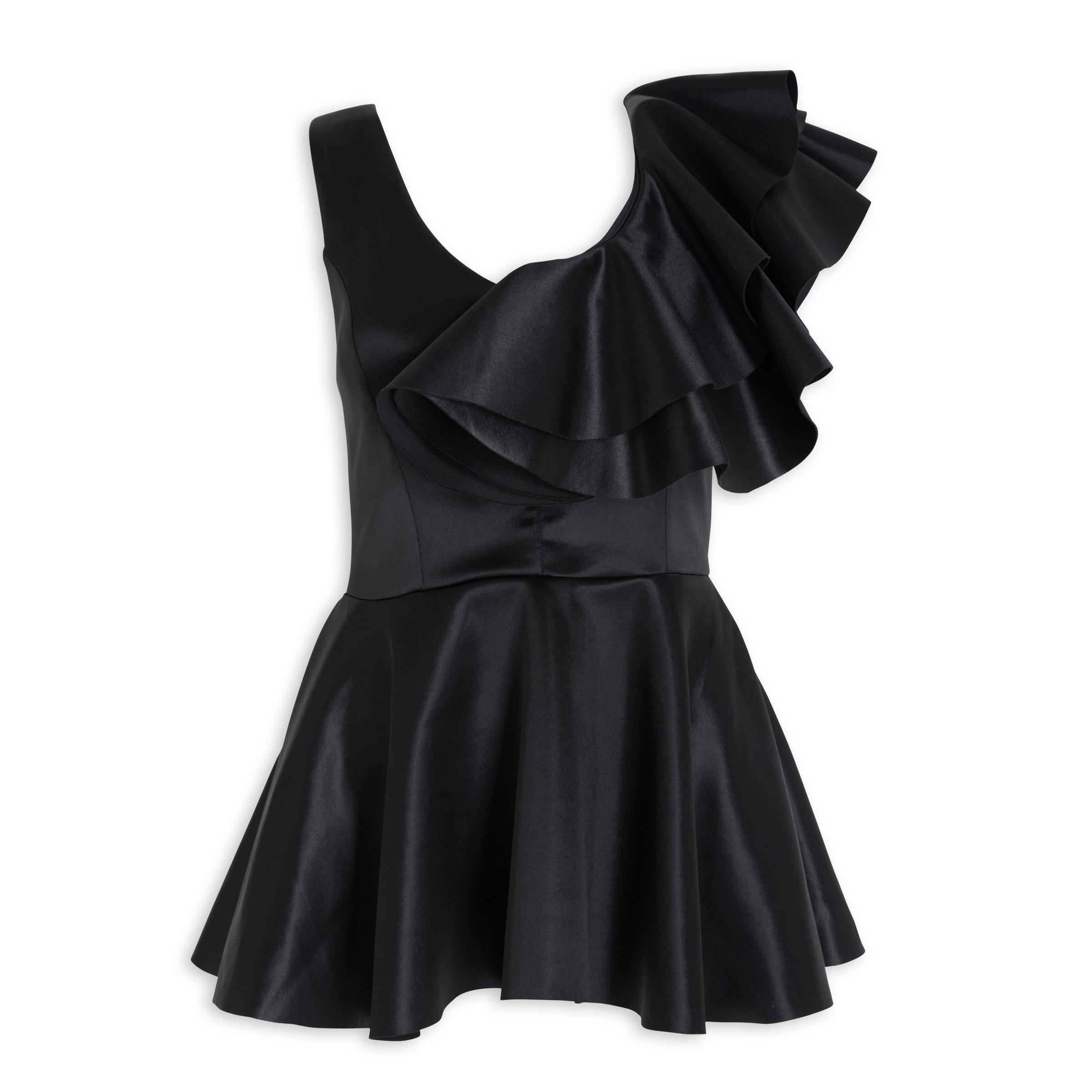 Sunflower Black Peplum Top