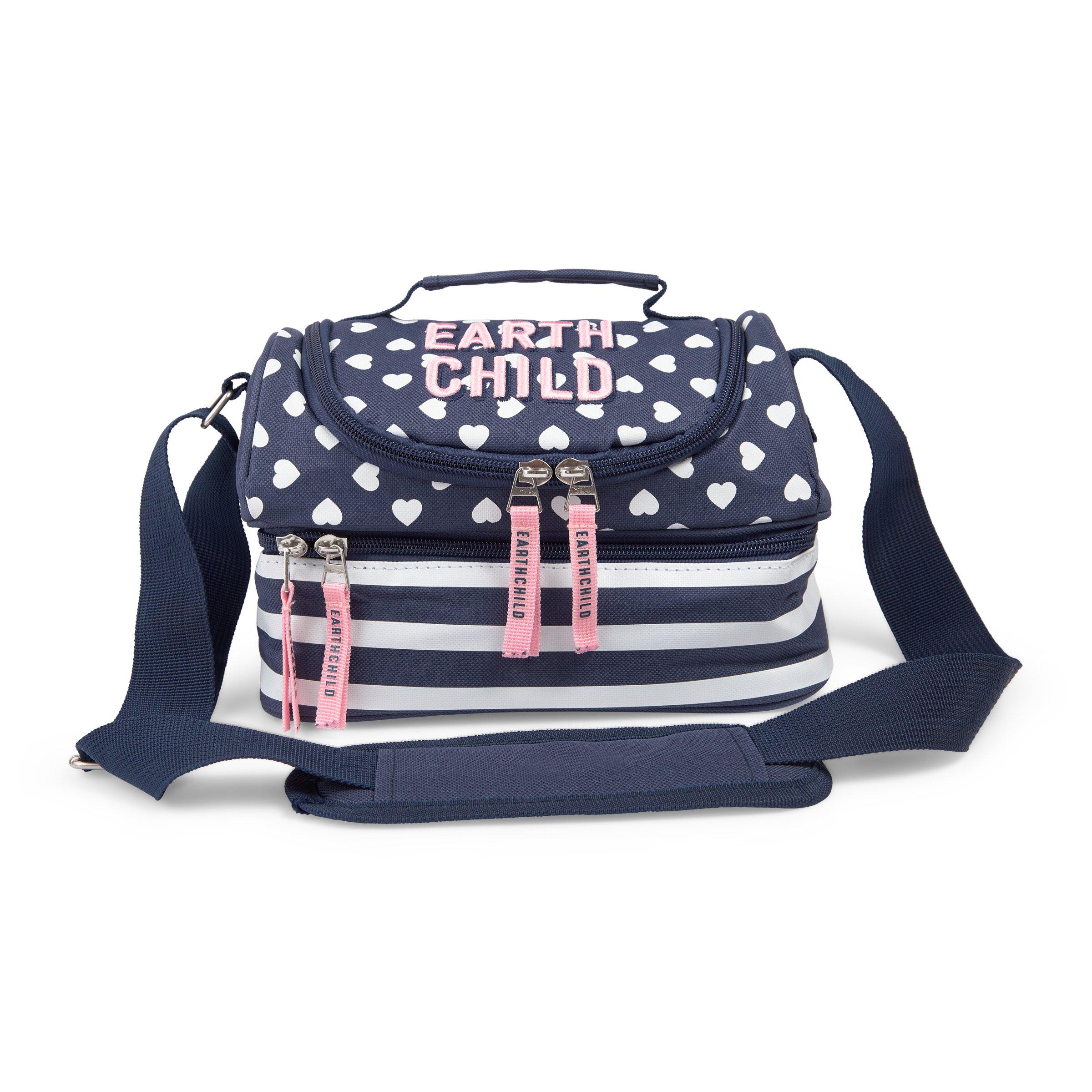 Girls Heart Print Lunch Bag (3121567) | Earthchild