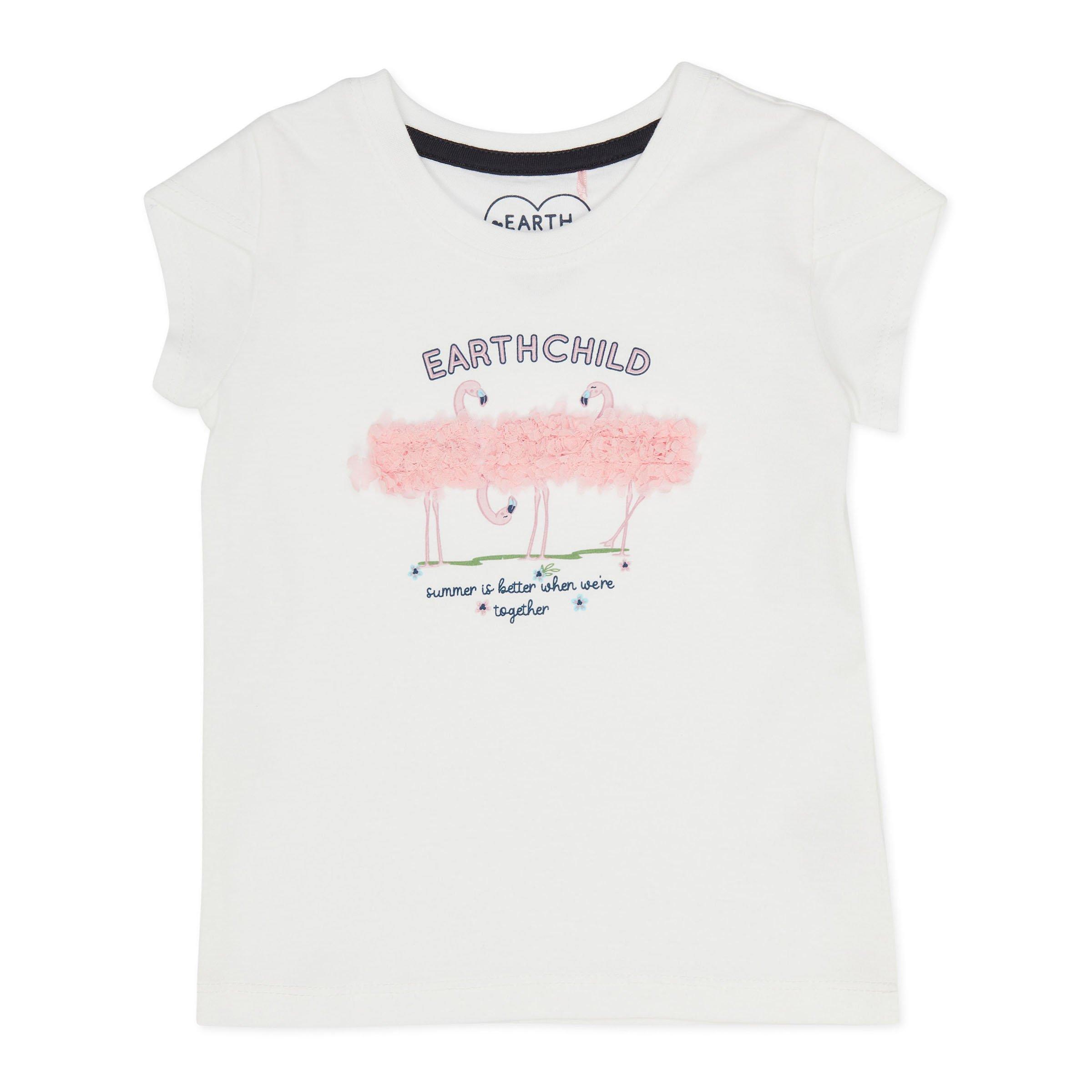 Baby Girl White Tshirt (3122682) Earthchild