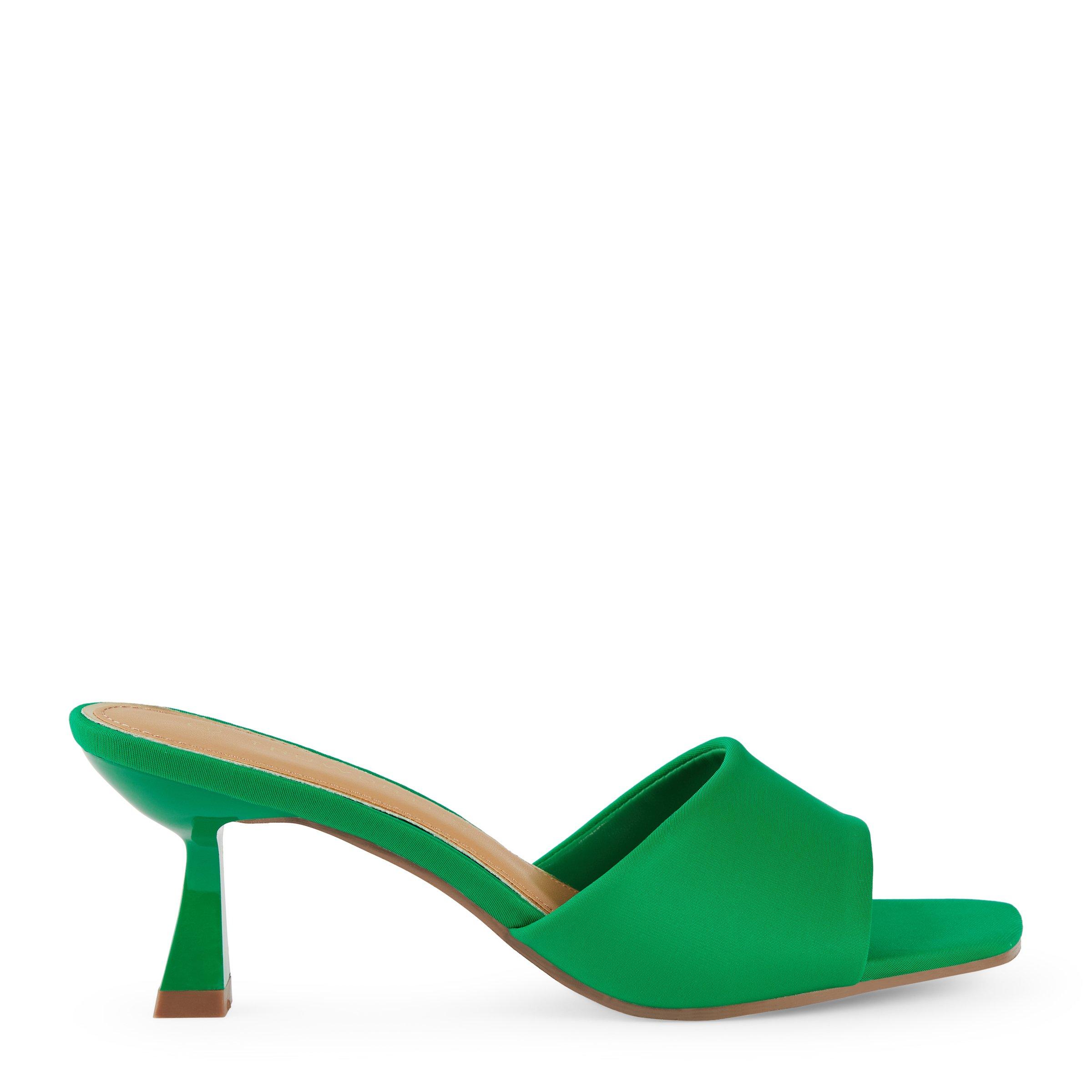 Emerald green sandal heels hotsell