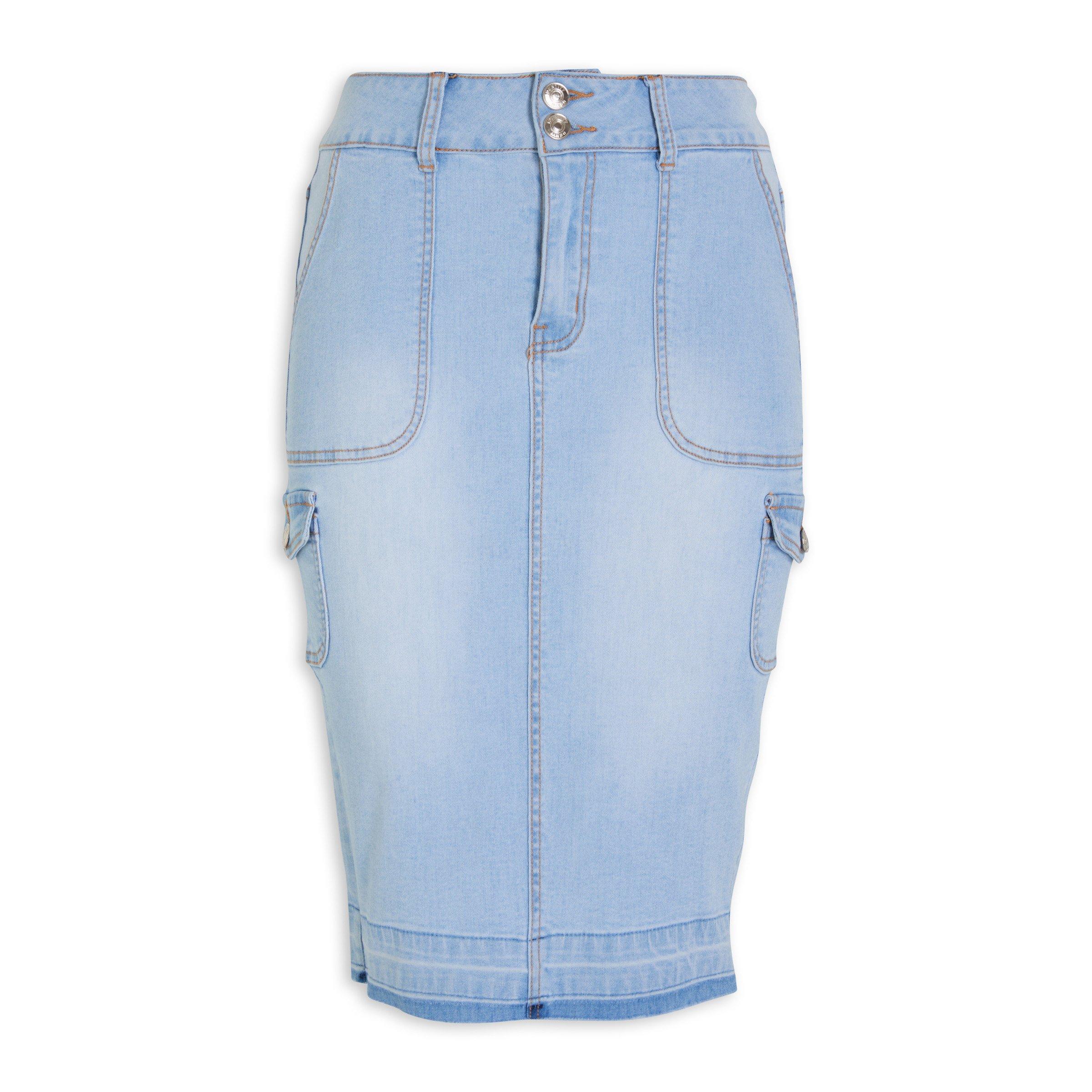 Blue denim clearance skirt sale