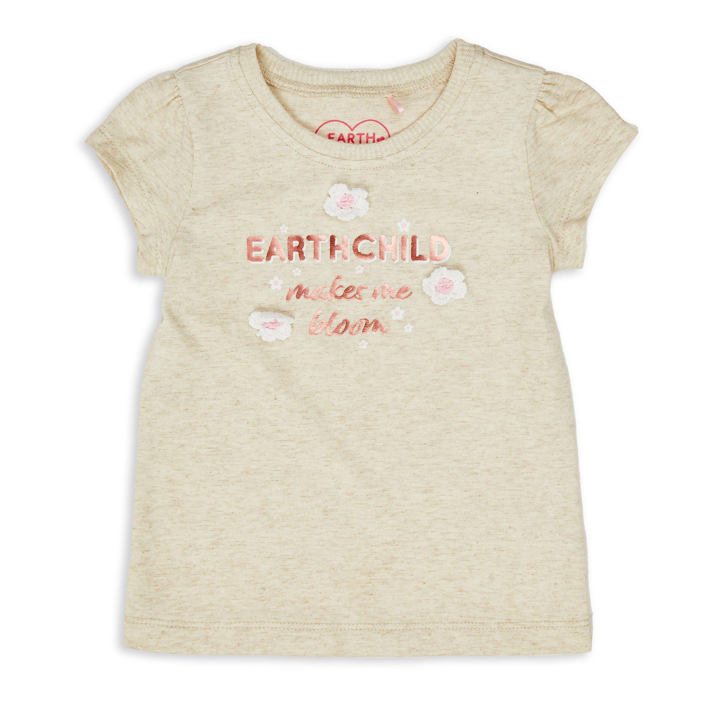 Baby Girl Beige Tshirt (3124347) Earthchild