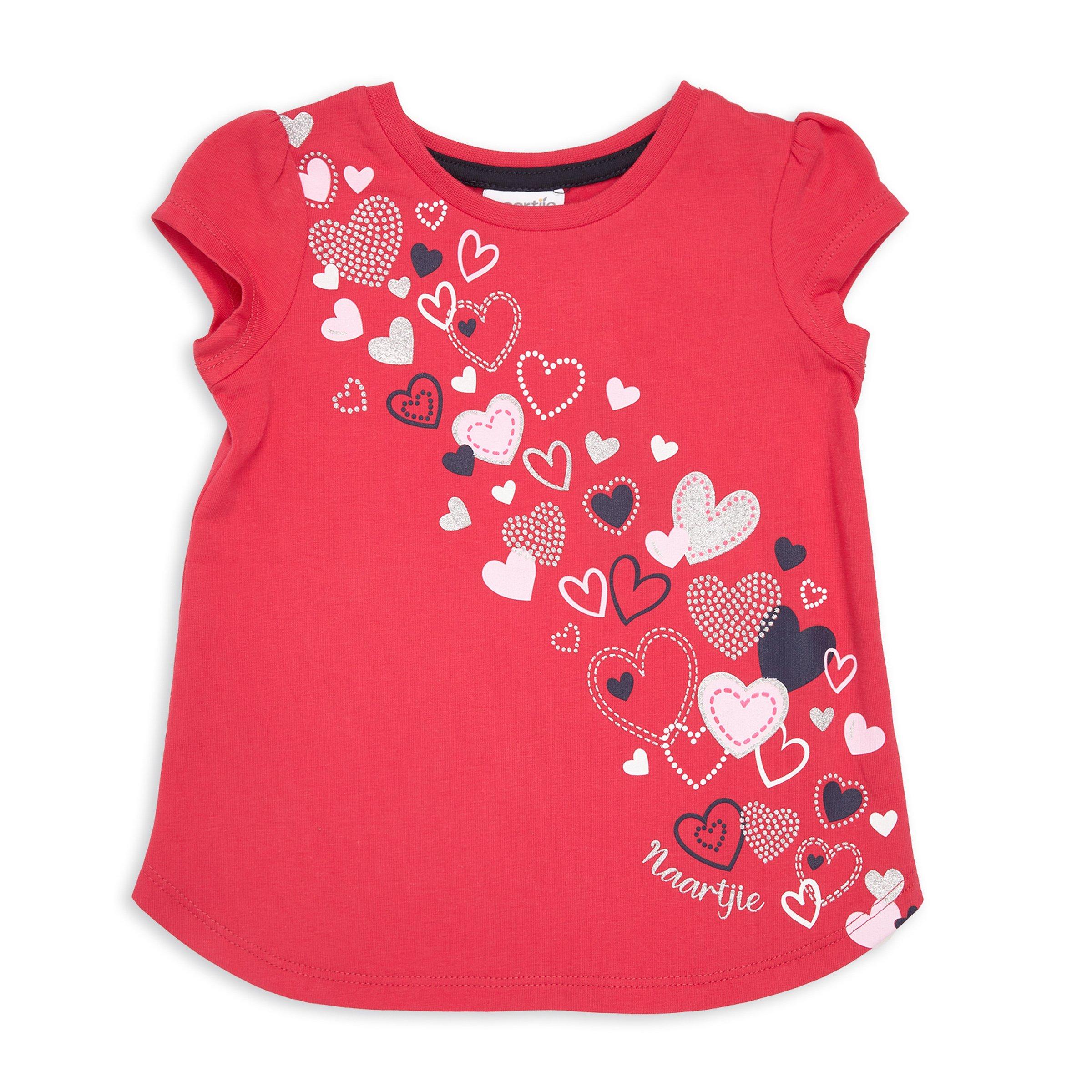 baby girl red t shirt