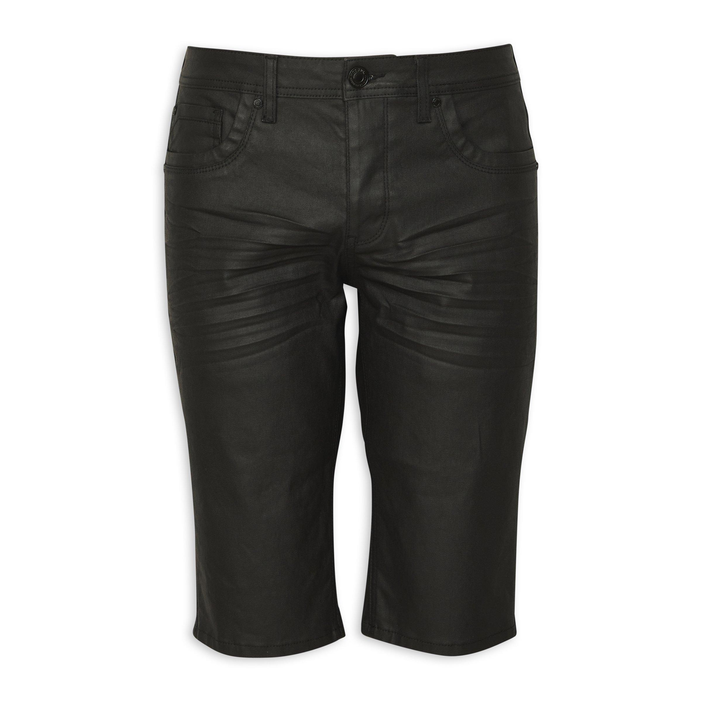 Black Denim Shorts 17370