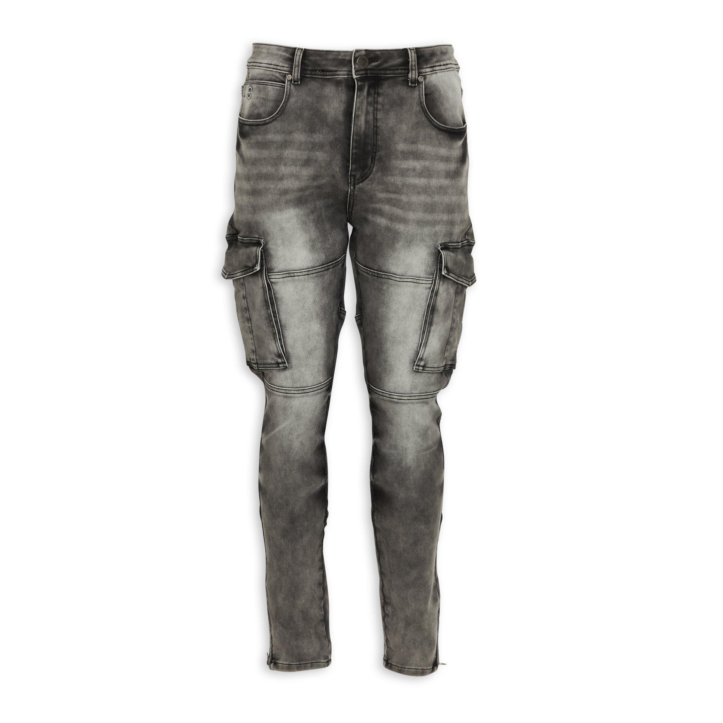 Charcoal Skinny Cargo Jeans (3125331) Hemisphere