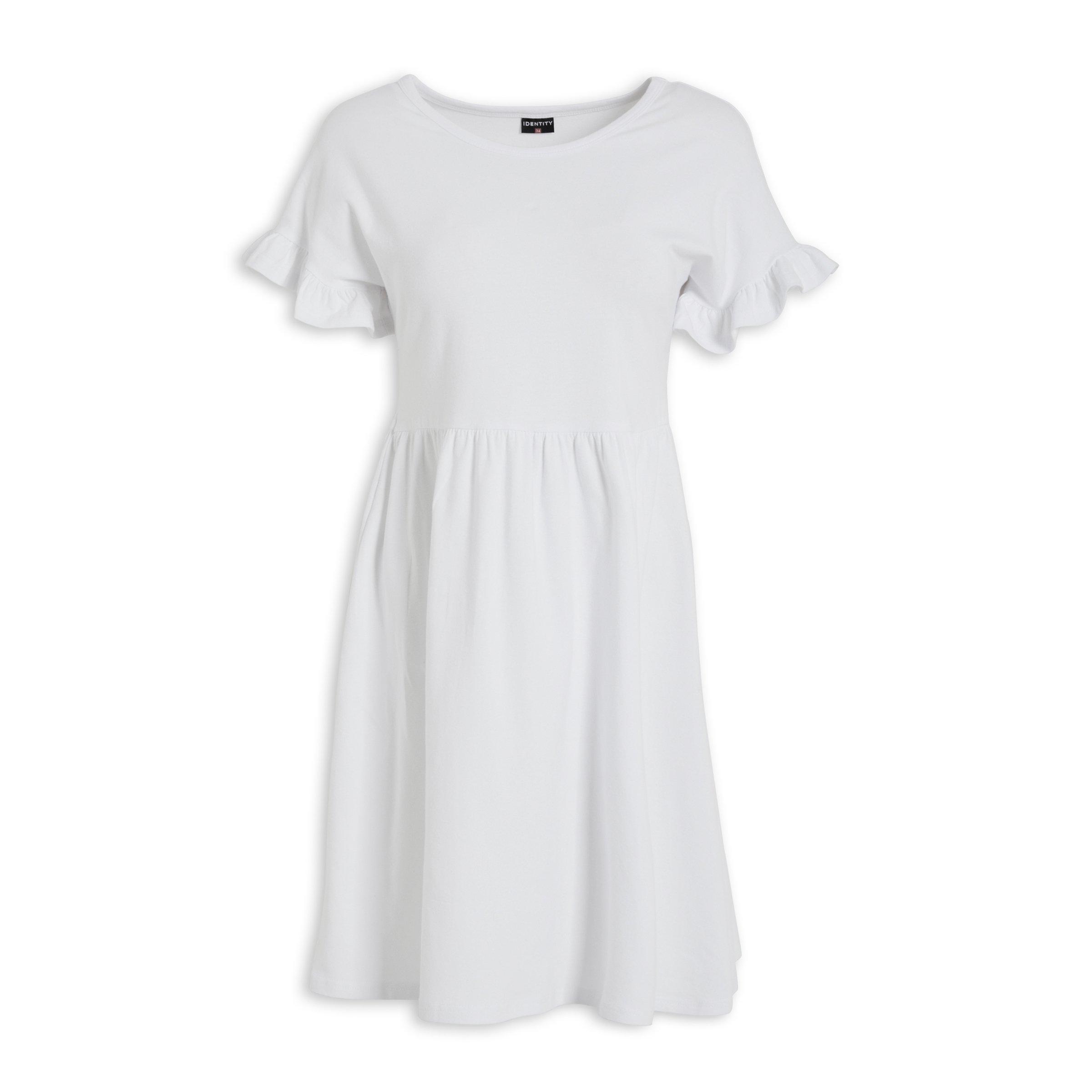 White Lycra Dress 3127122 Identity