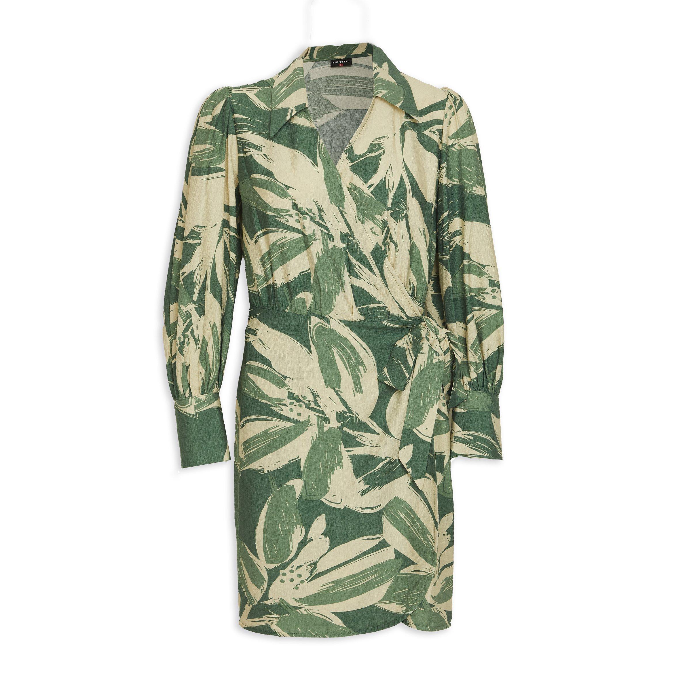 4510320 Green Patterned Dress
