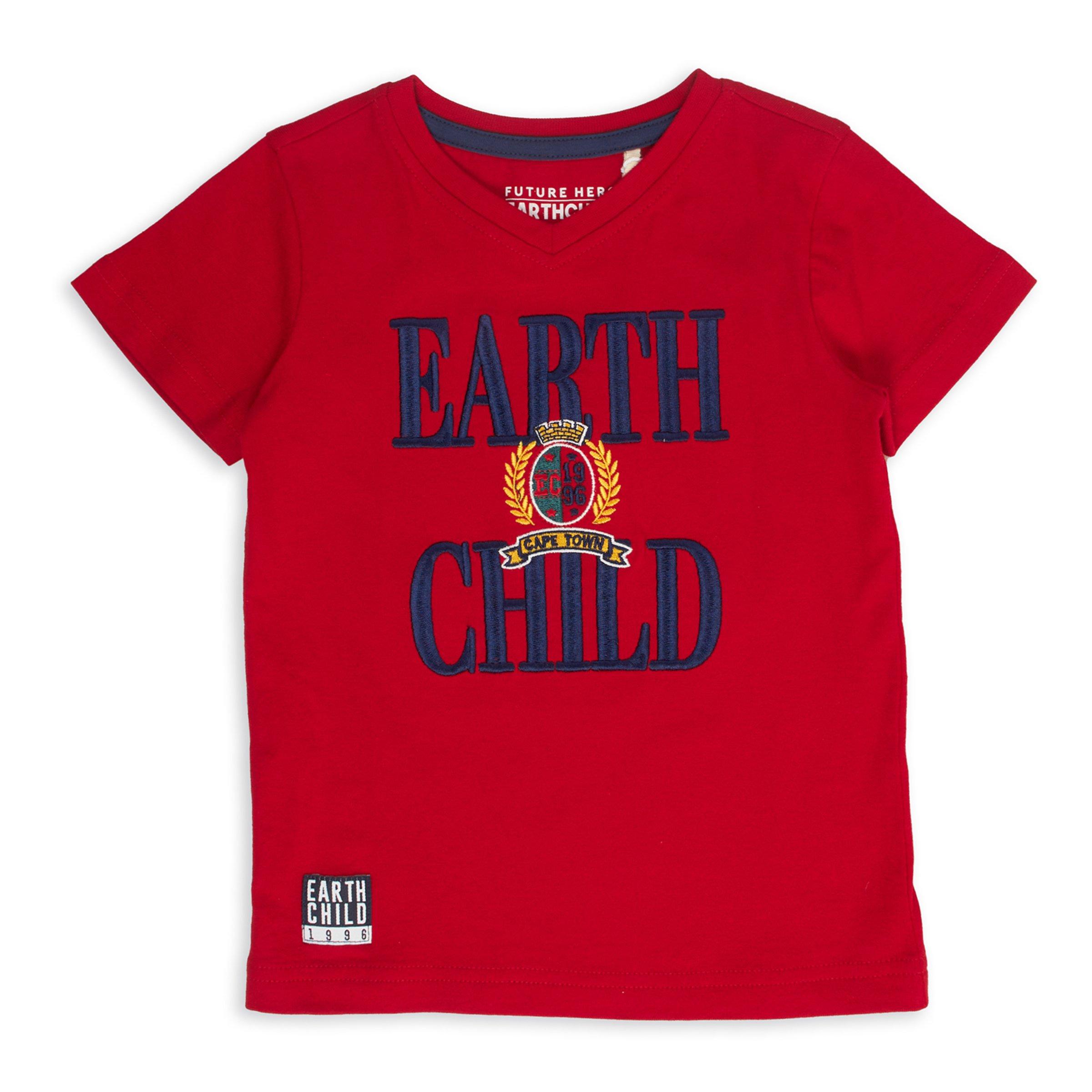 Baby Boy Red Tshirt (3128098) Earthchild