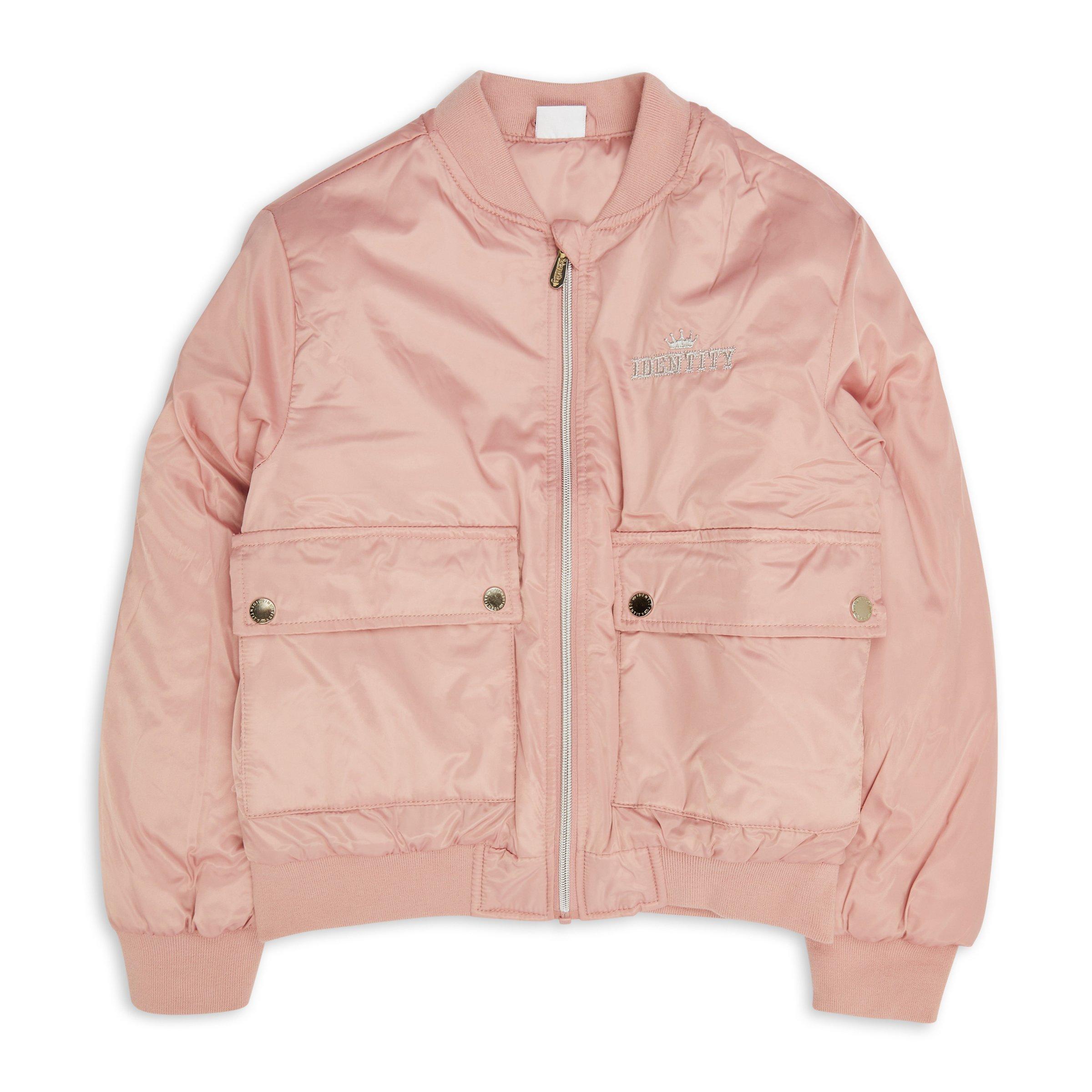 Girls Pink Bomber Jacket 3128956 Identity