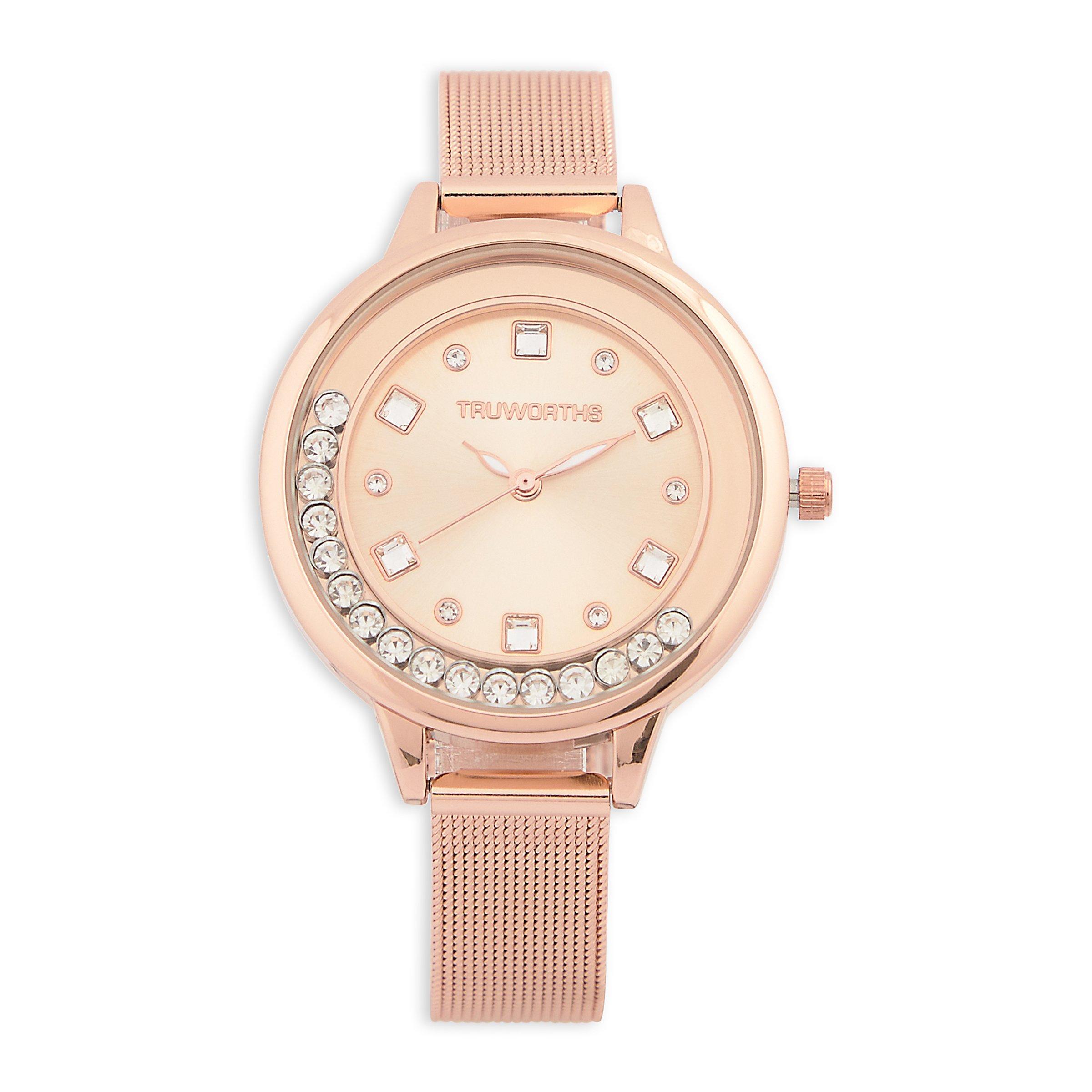 Rose Gold Mesh Watch Truworths