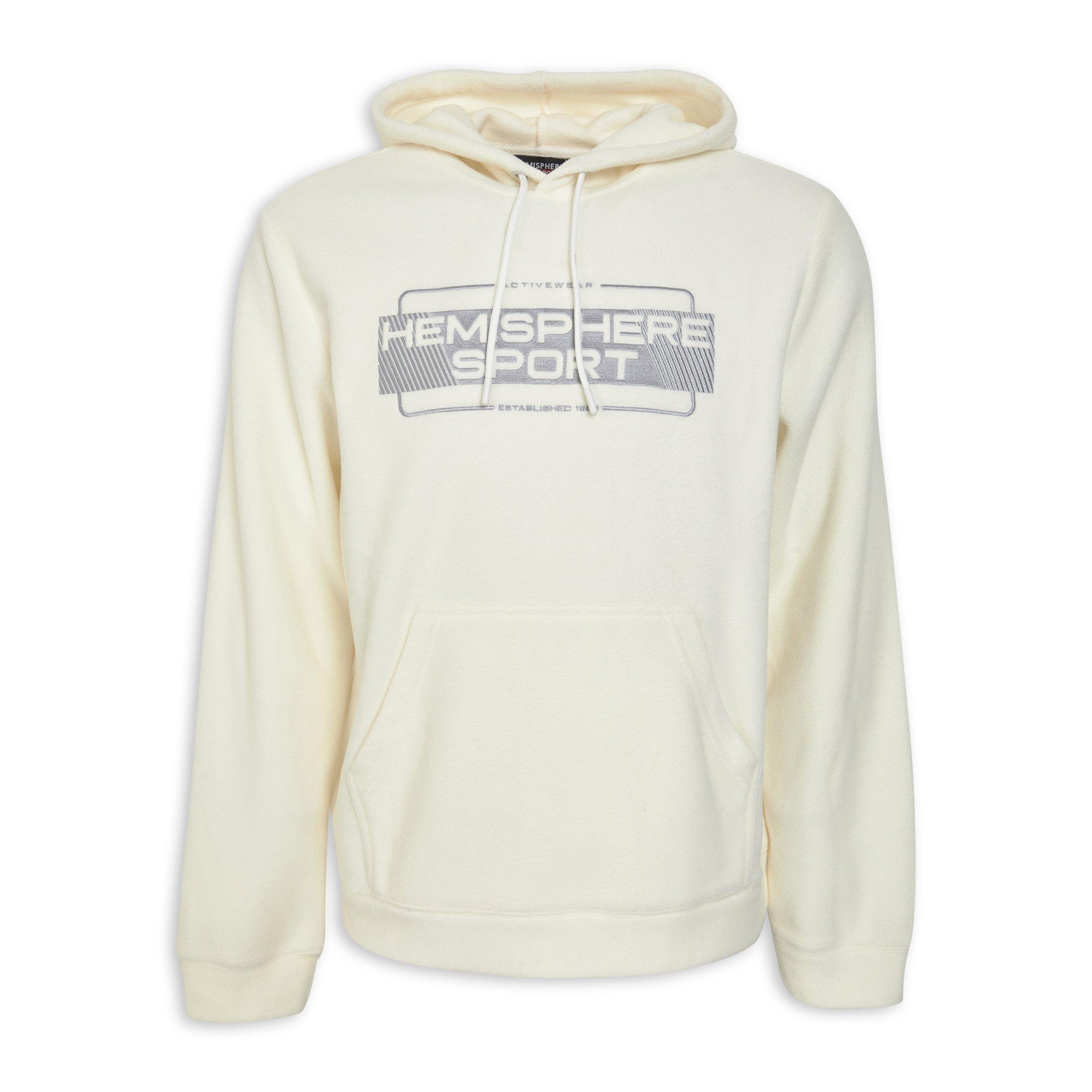 White Branded Hoodie