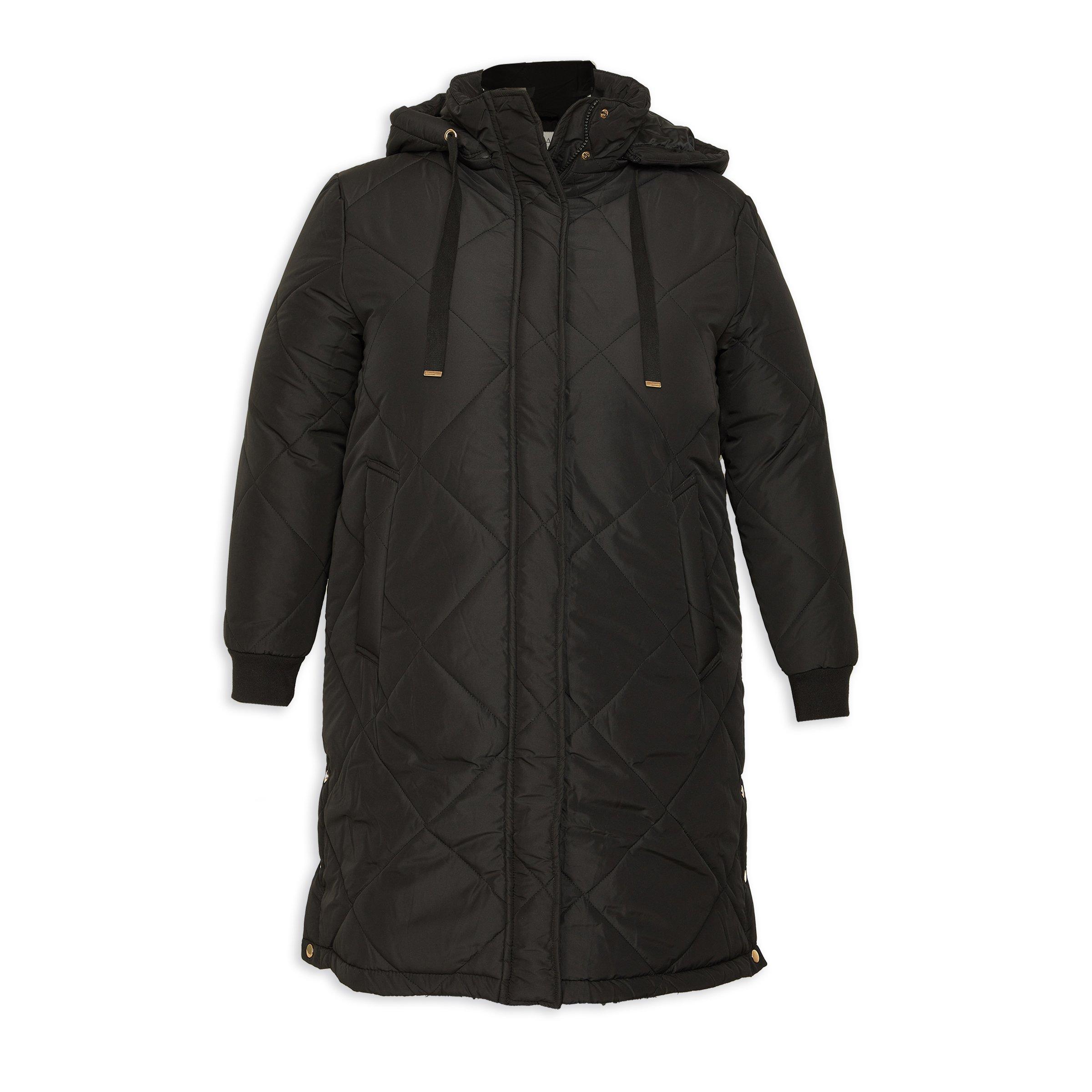 Black Plus Size Puffer Jacket (3129750) Zeta