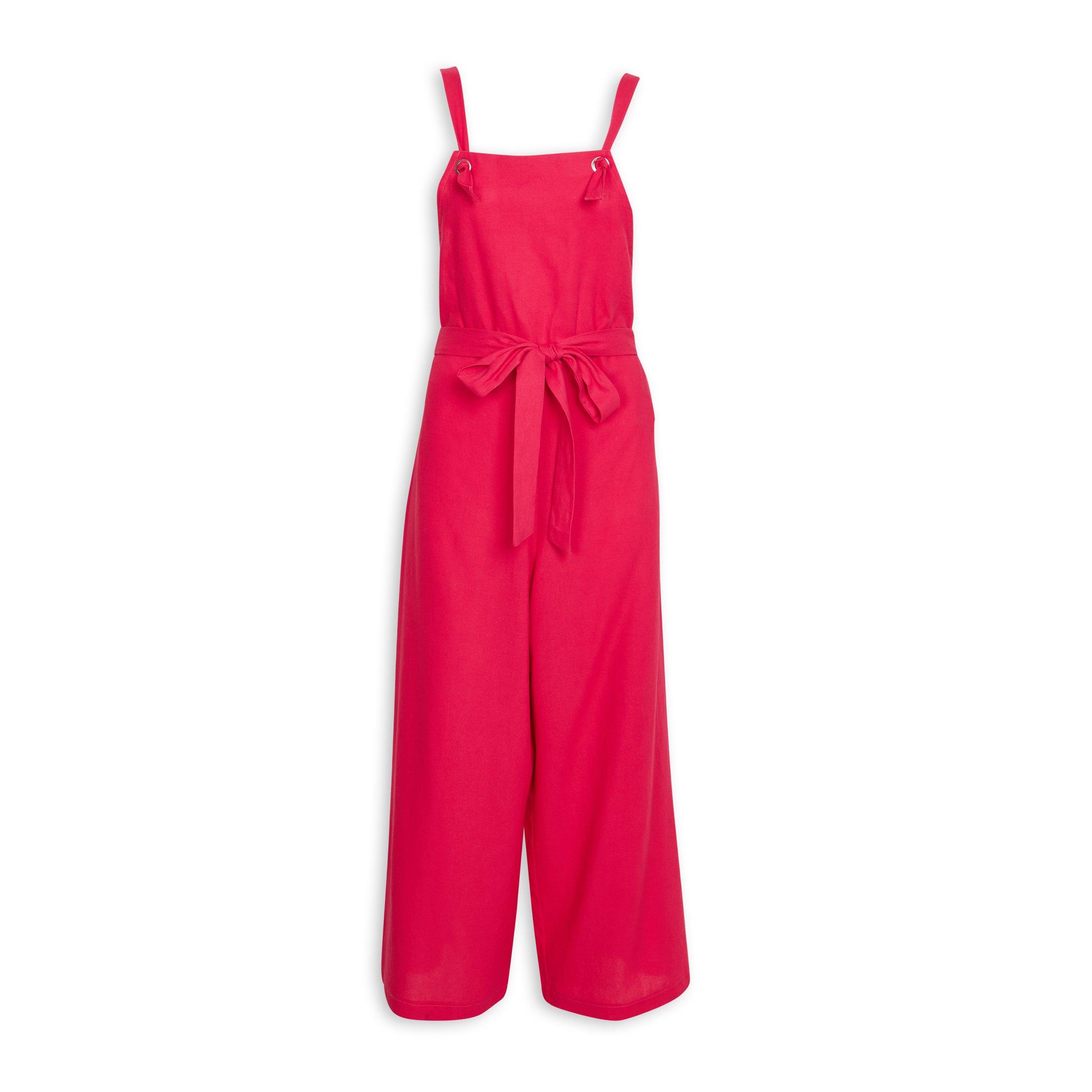 Dungaree Dusty Pink Pure Linen