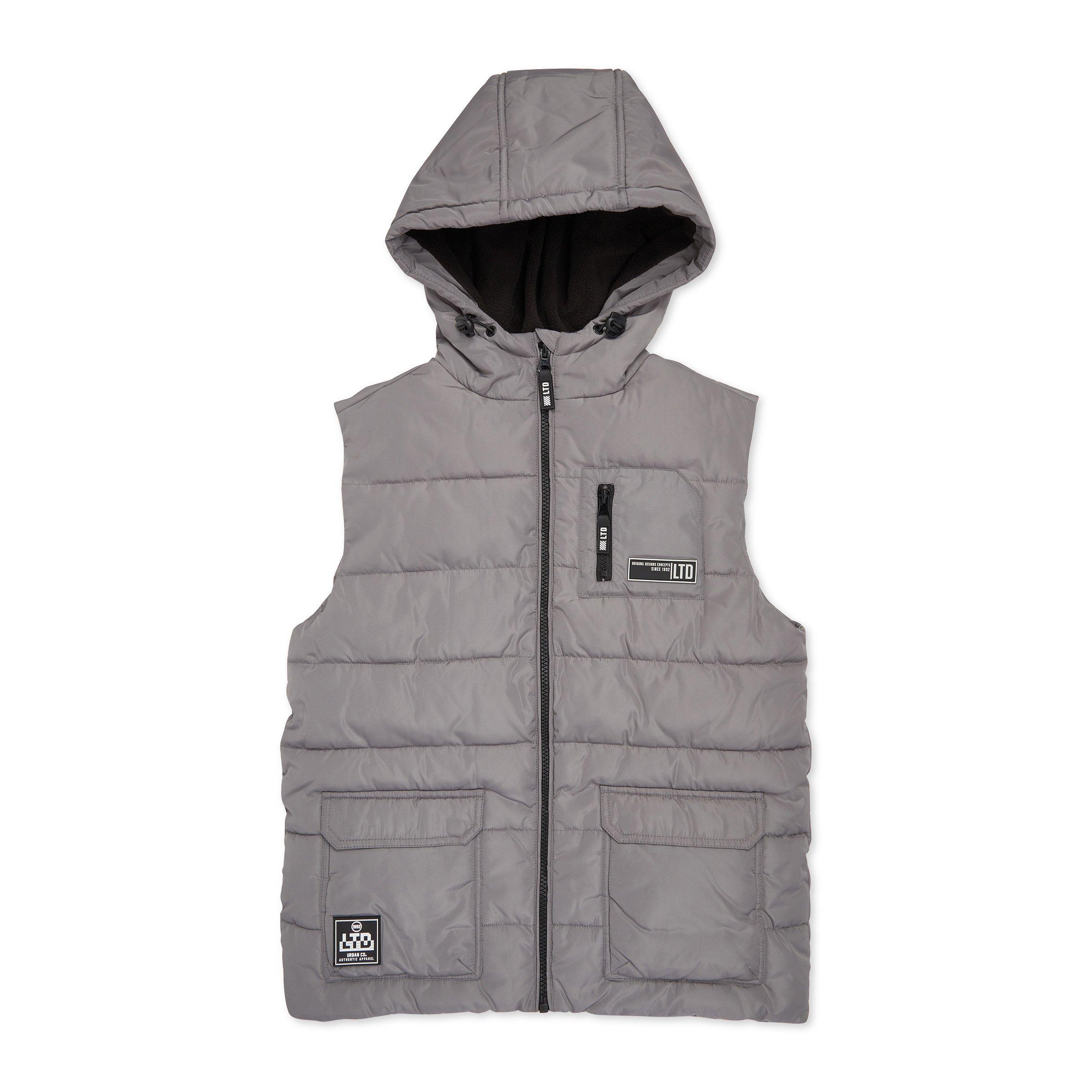 Boys Grey Sleeveless Jacket (3132774) | LTD Kids