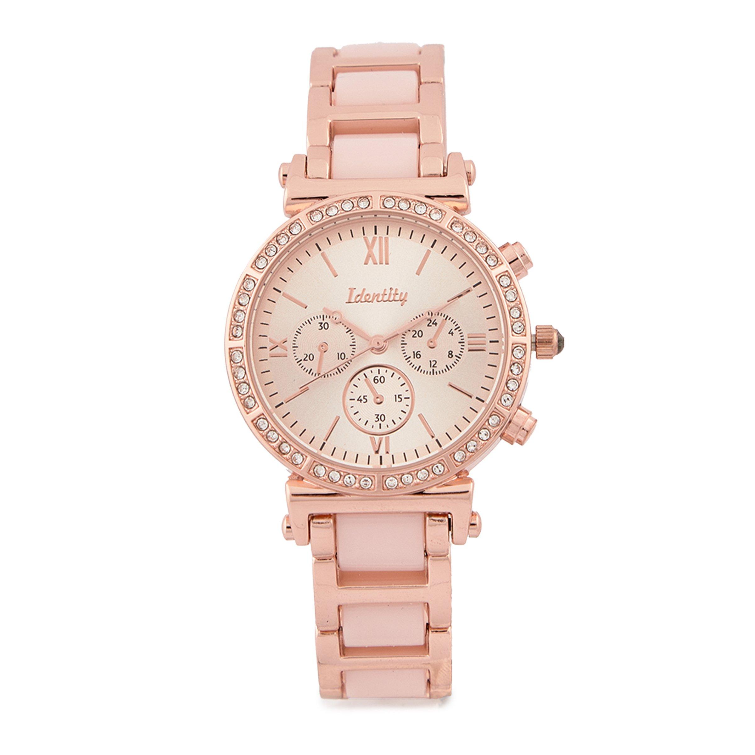 Rose Gold Chainlink Watch - Main Image