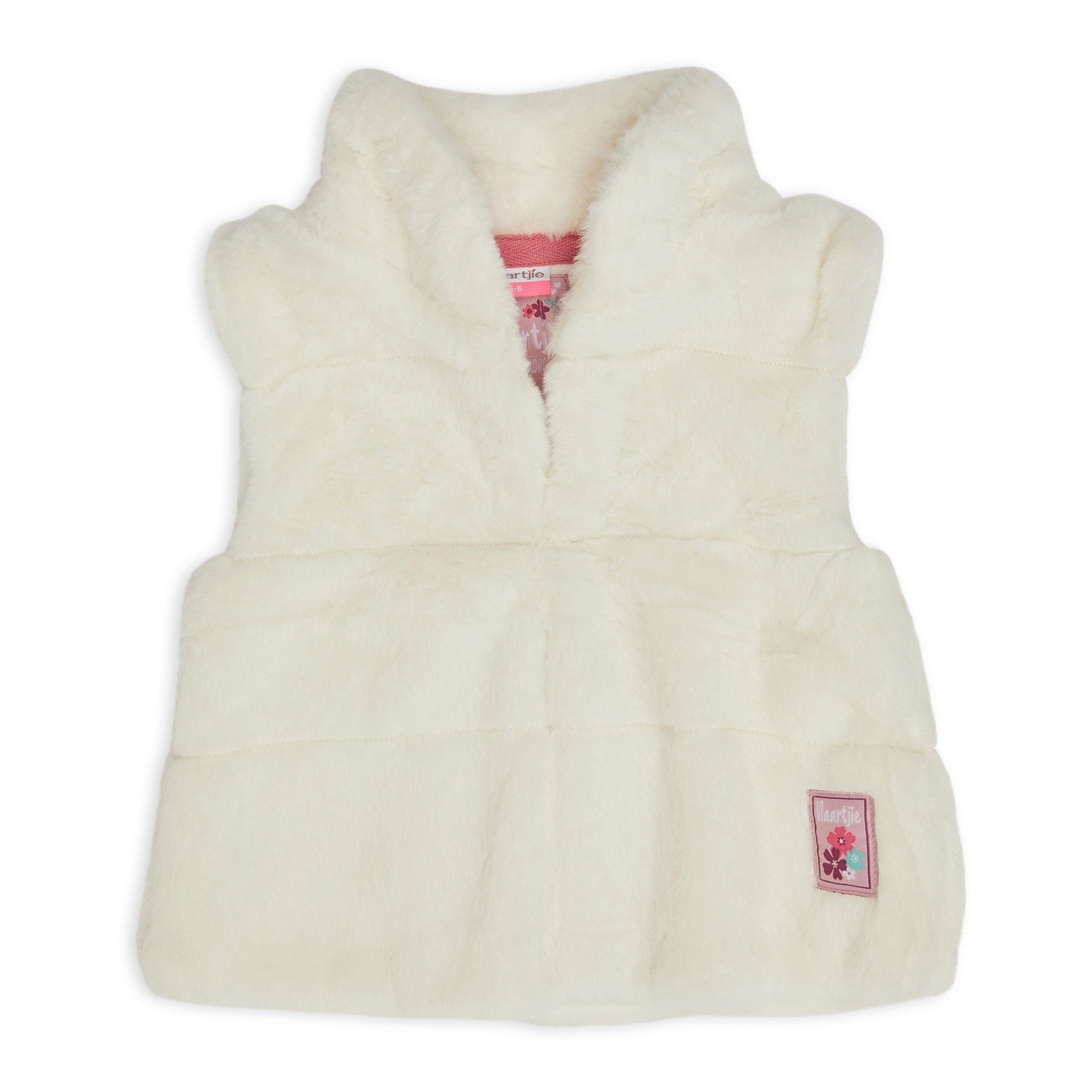 Kid Girls Sleeveless Faux Fur Jacket (3134261) Naartjie