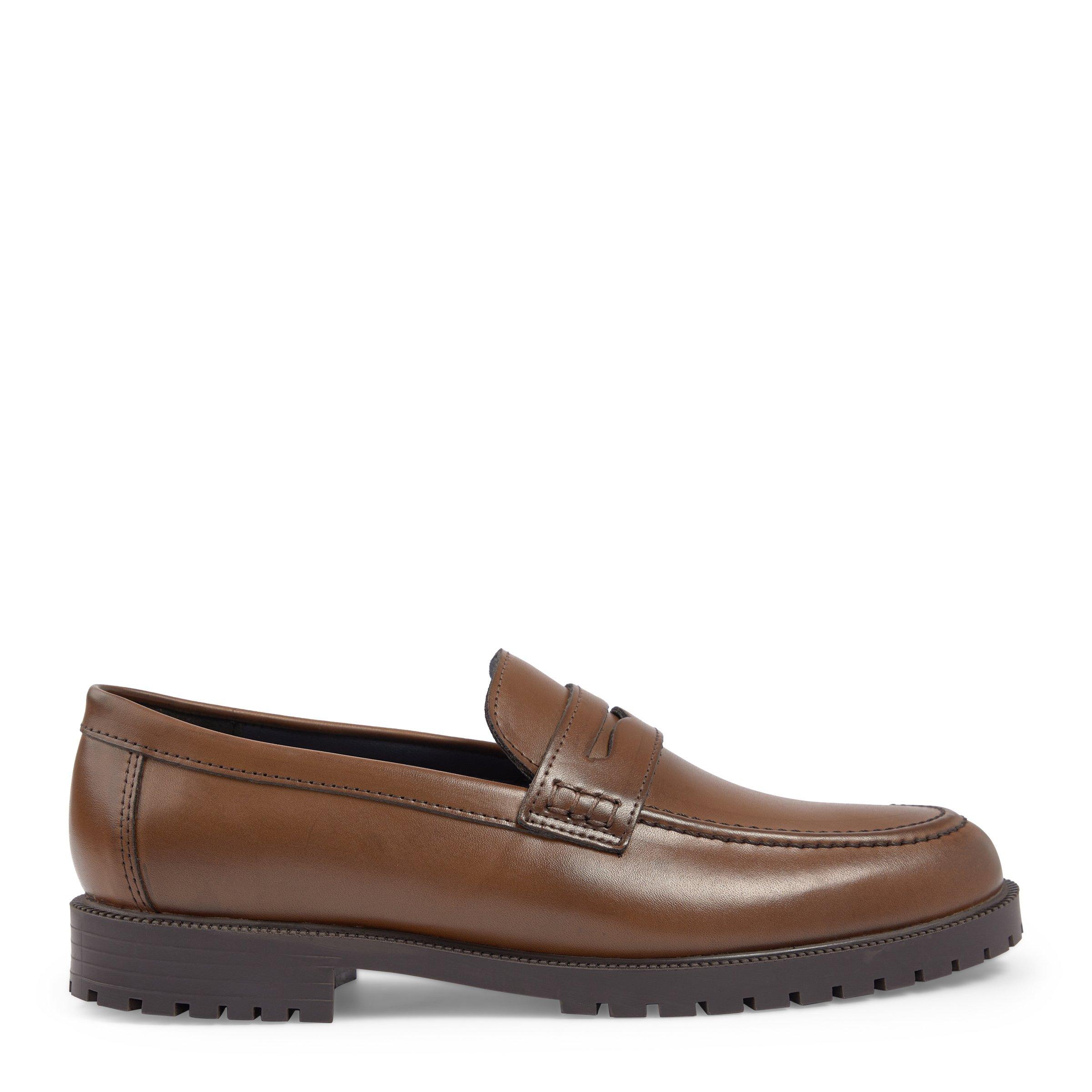 Tan Formal Slip-on Loafer Shoes (3134383) 