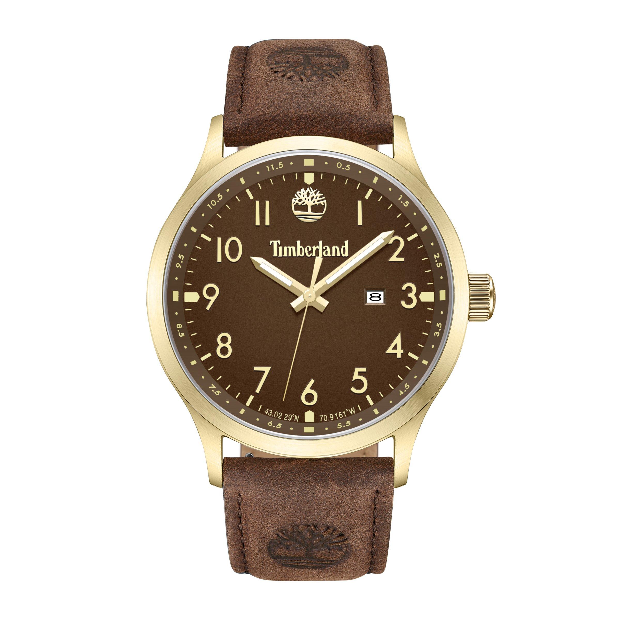 Timberland deals leather watch