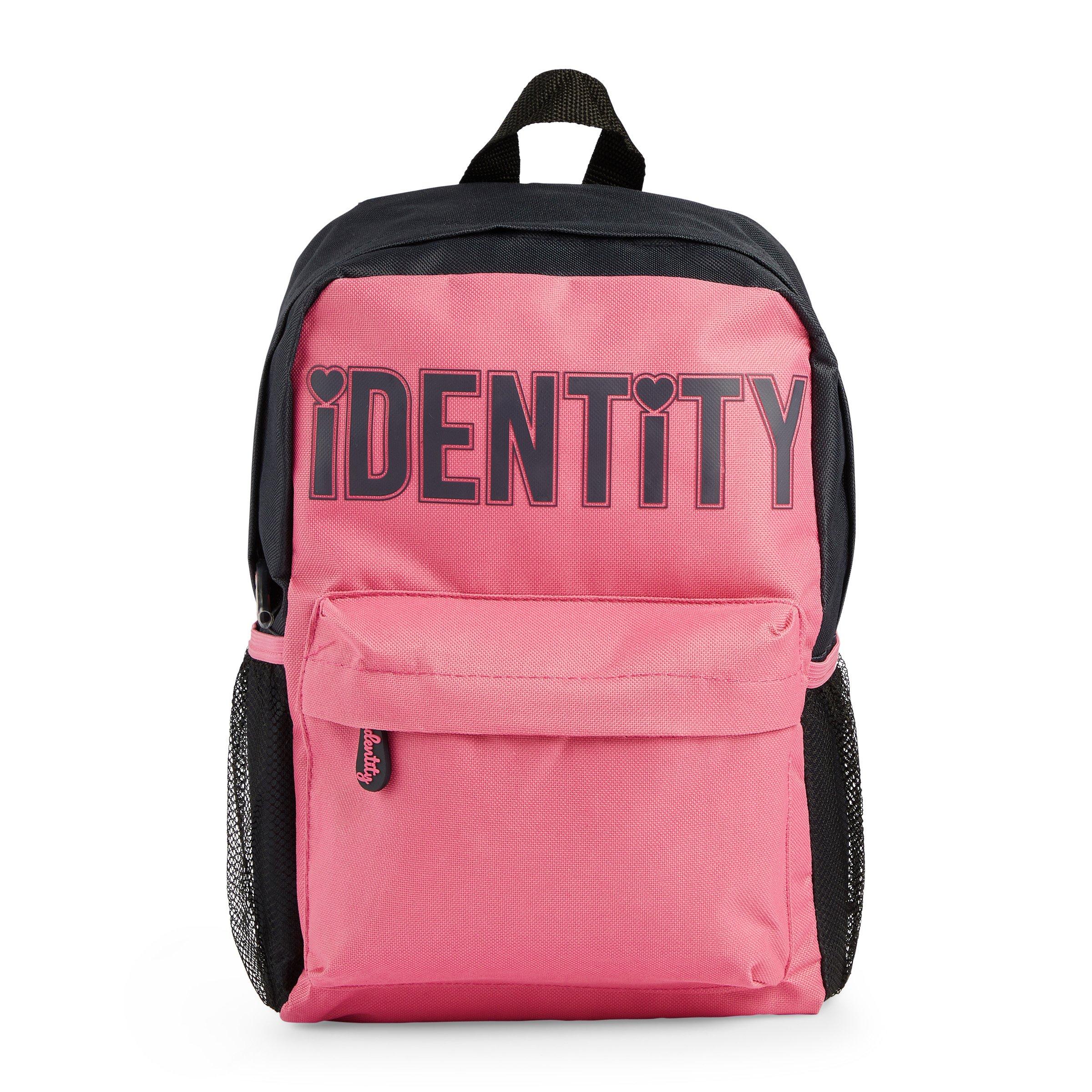 Girls Pink Backpack 3136030 Identity