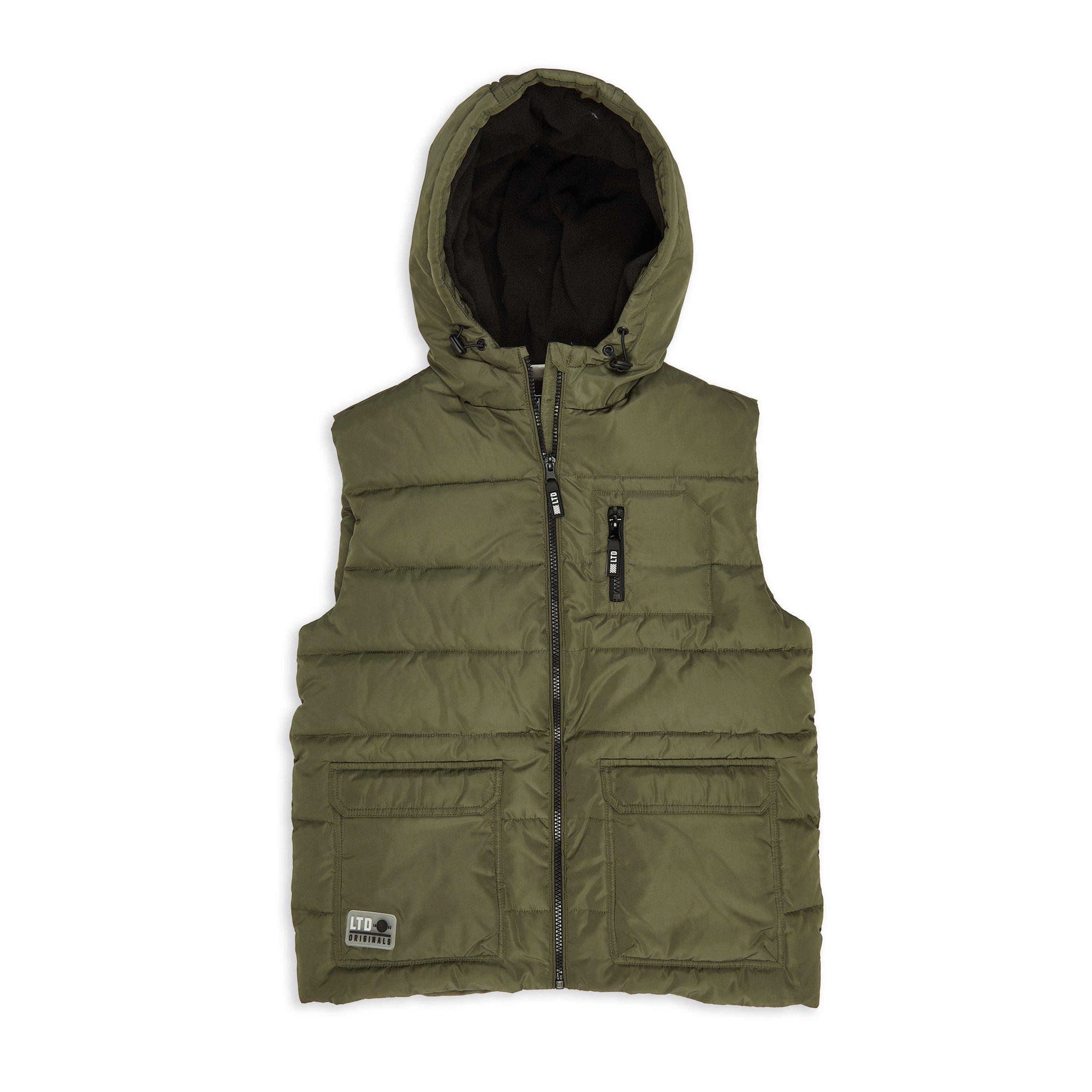 Boys Green Sleeveless Jacket (3136110) | LTD Kids