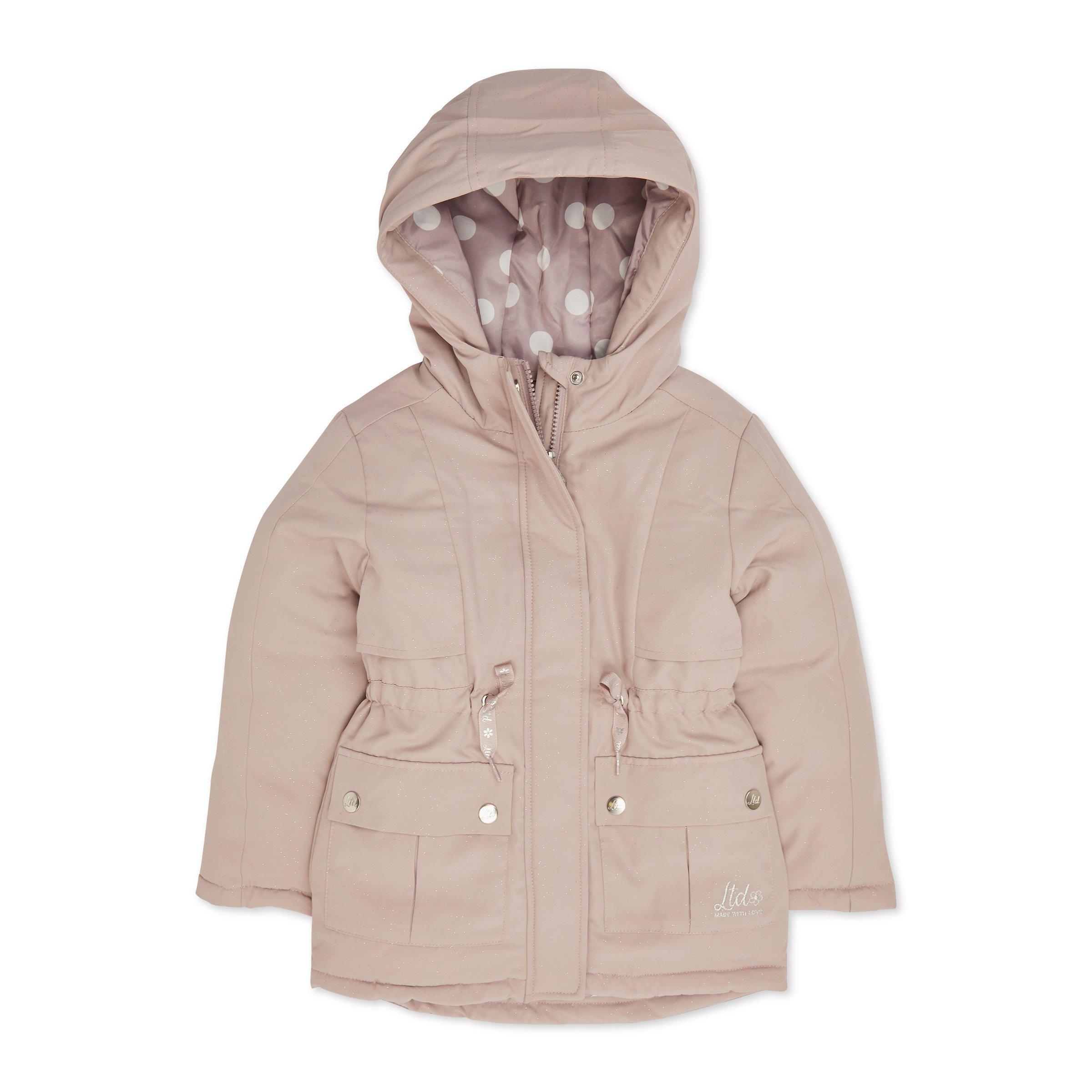 Kid Girls Pink Parka Jacket