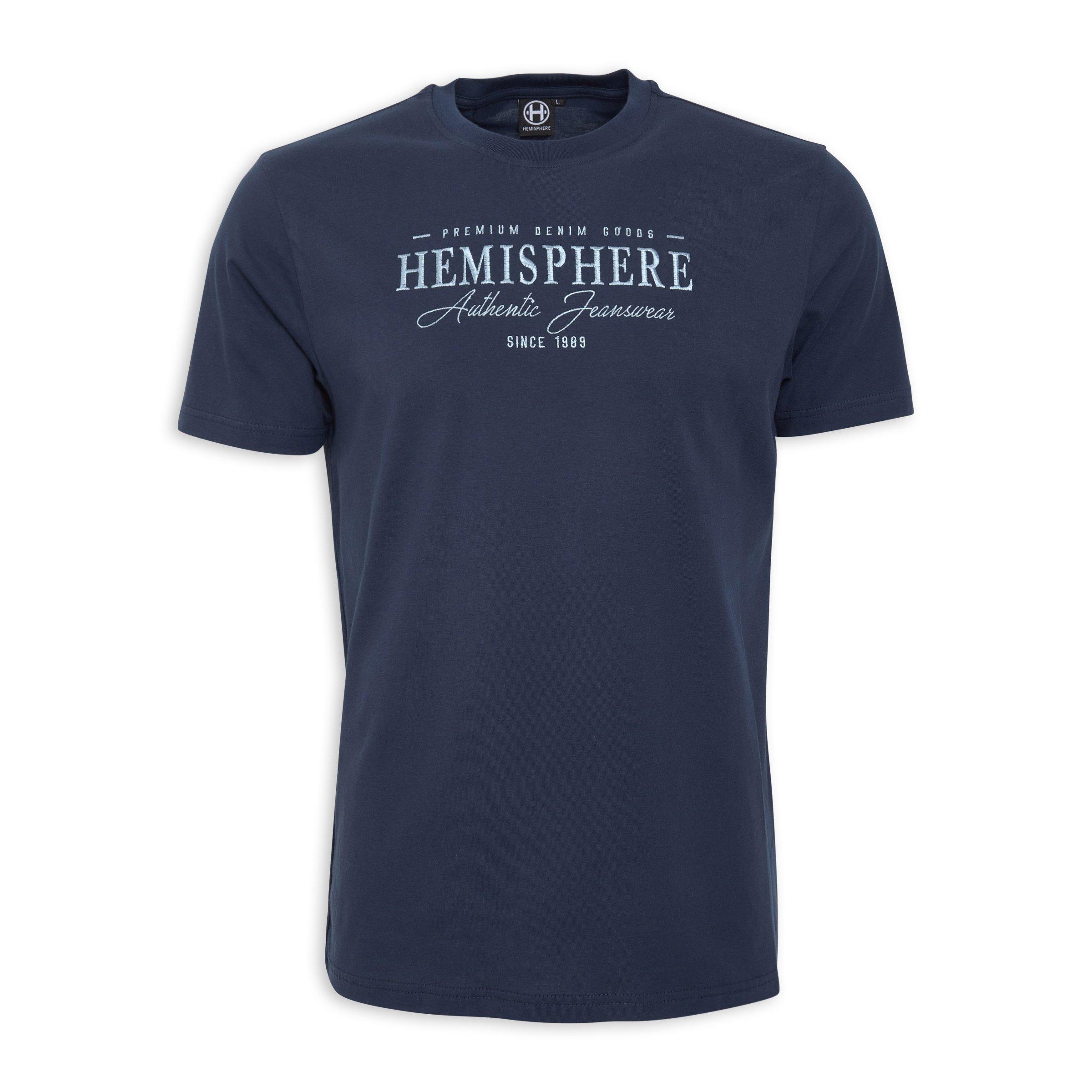 Navy Branded T Shirt 3136849 Hemisphere