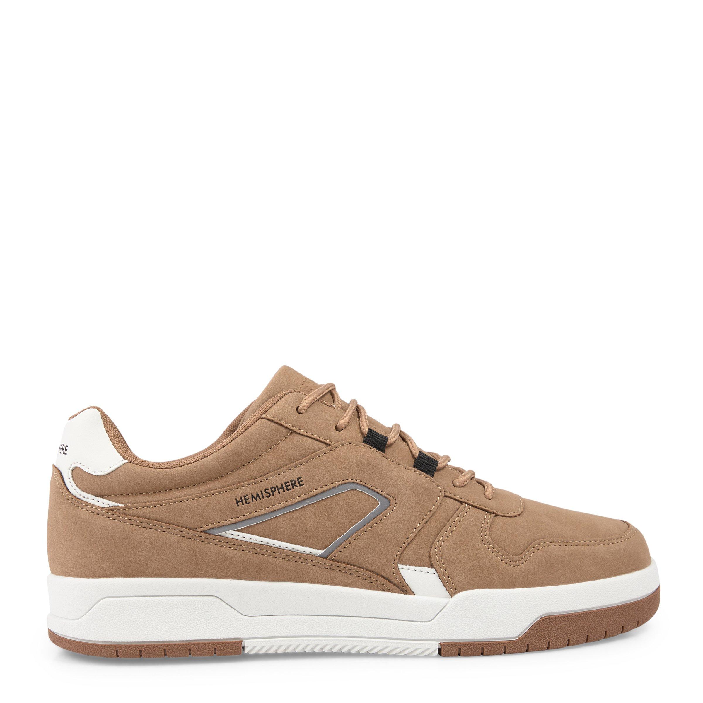 tan platform sneakers