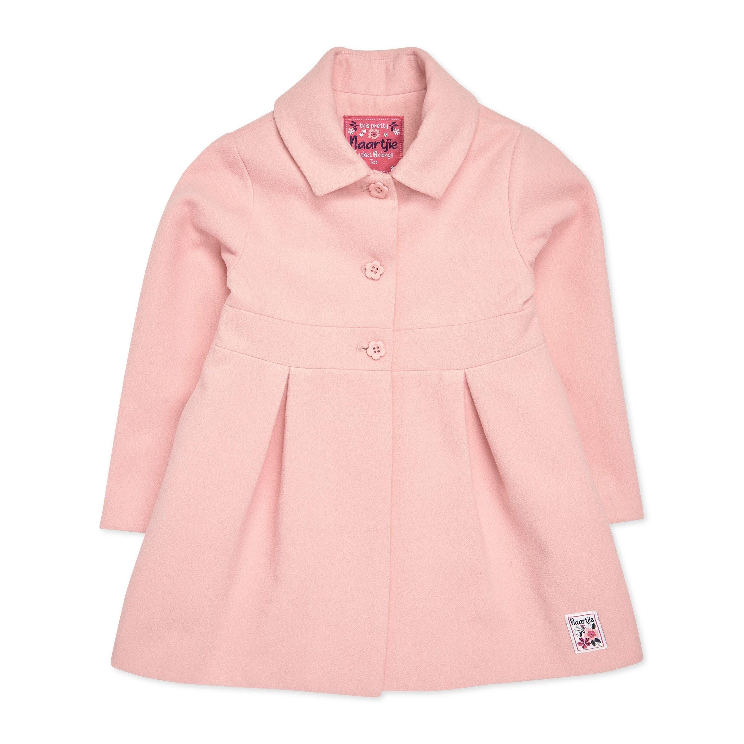 Girls pink peacoat deals