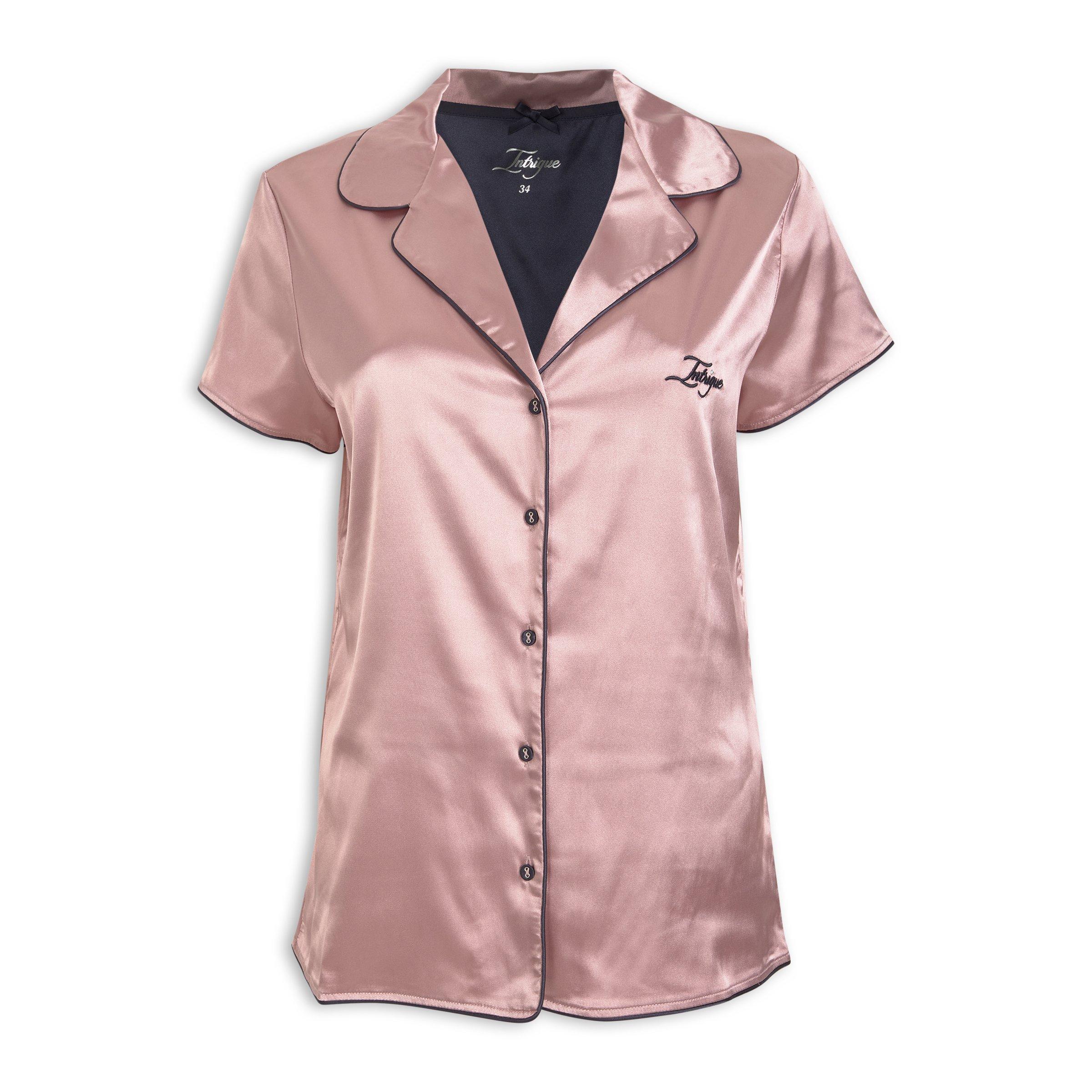 Pyjama Set Pyjamas Truworths Ladies Sleepwear Pink Satin Pyjama Top