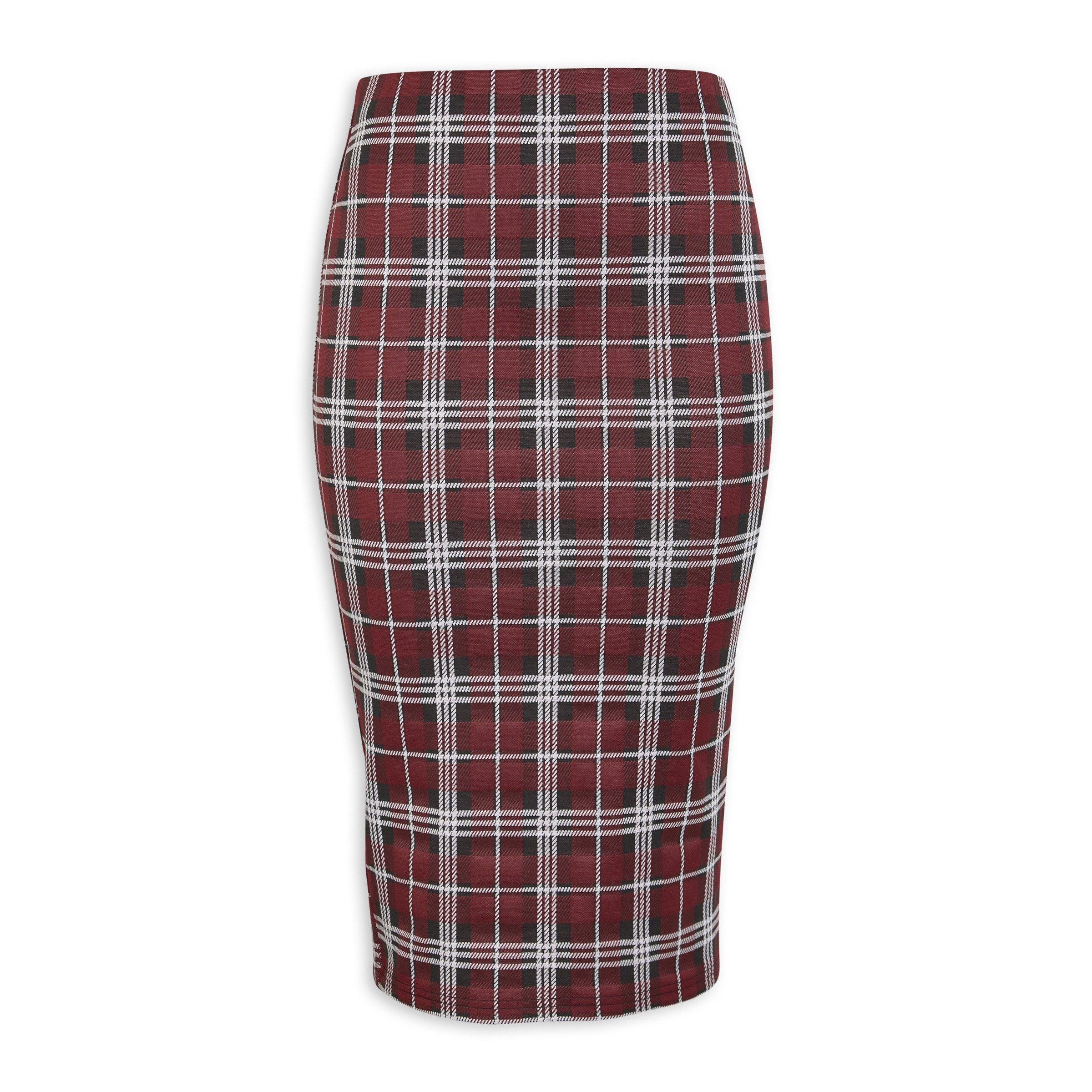 Bodycon check skirt hotsell