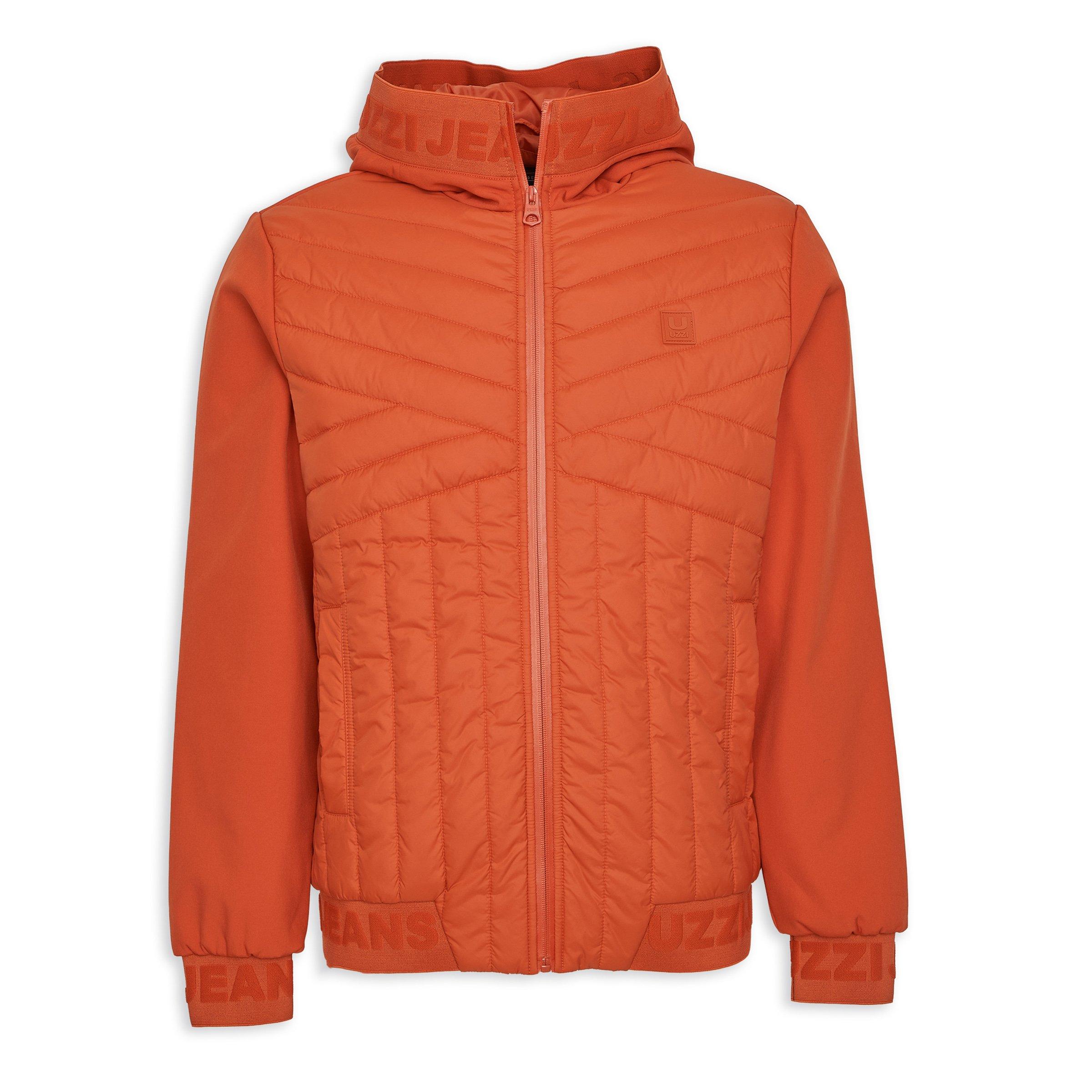 Orange just do it jacket best sale