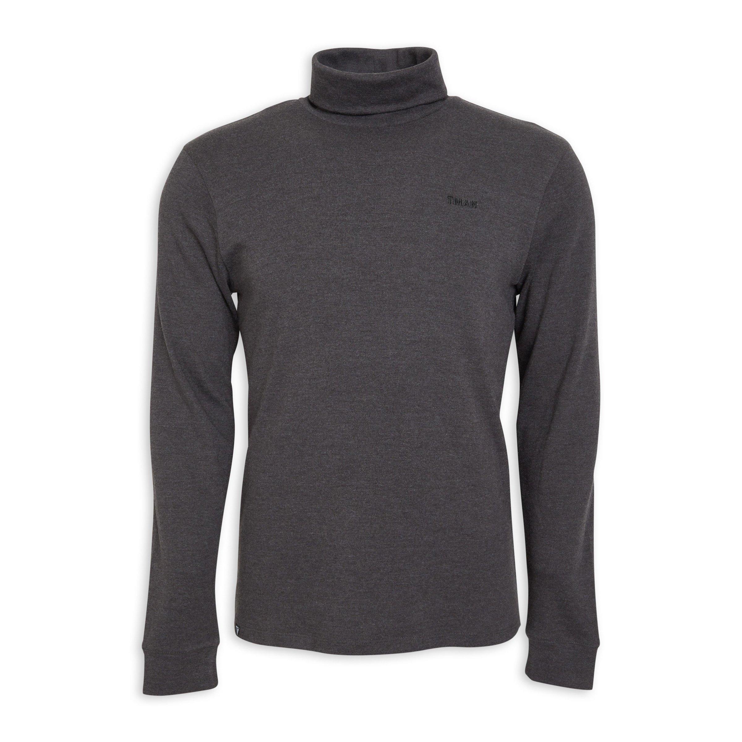 5011223 Grey Polo Neck Jumper