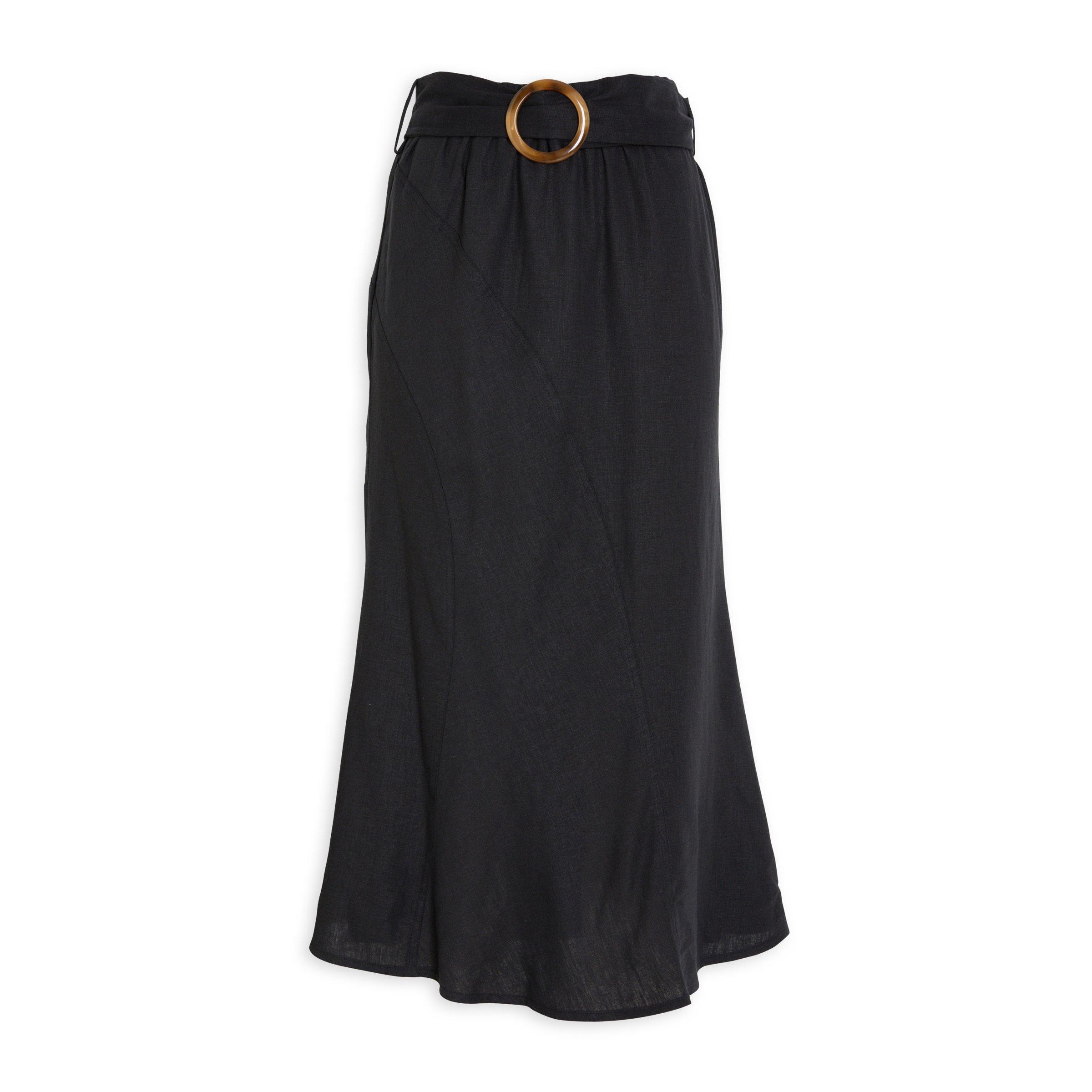 Black Belted Skirt 3139200 Truworths