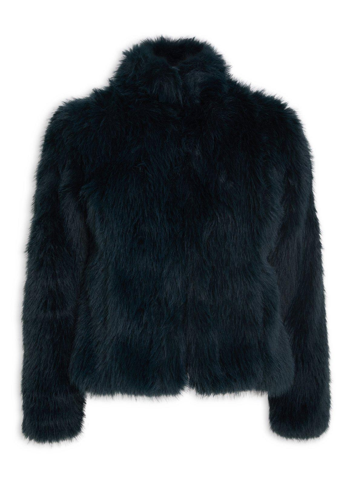 Bottle Green Faux Fur Coat (3139613) | Truworths