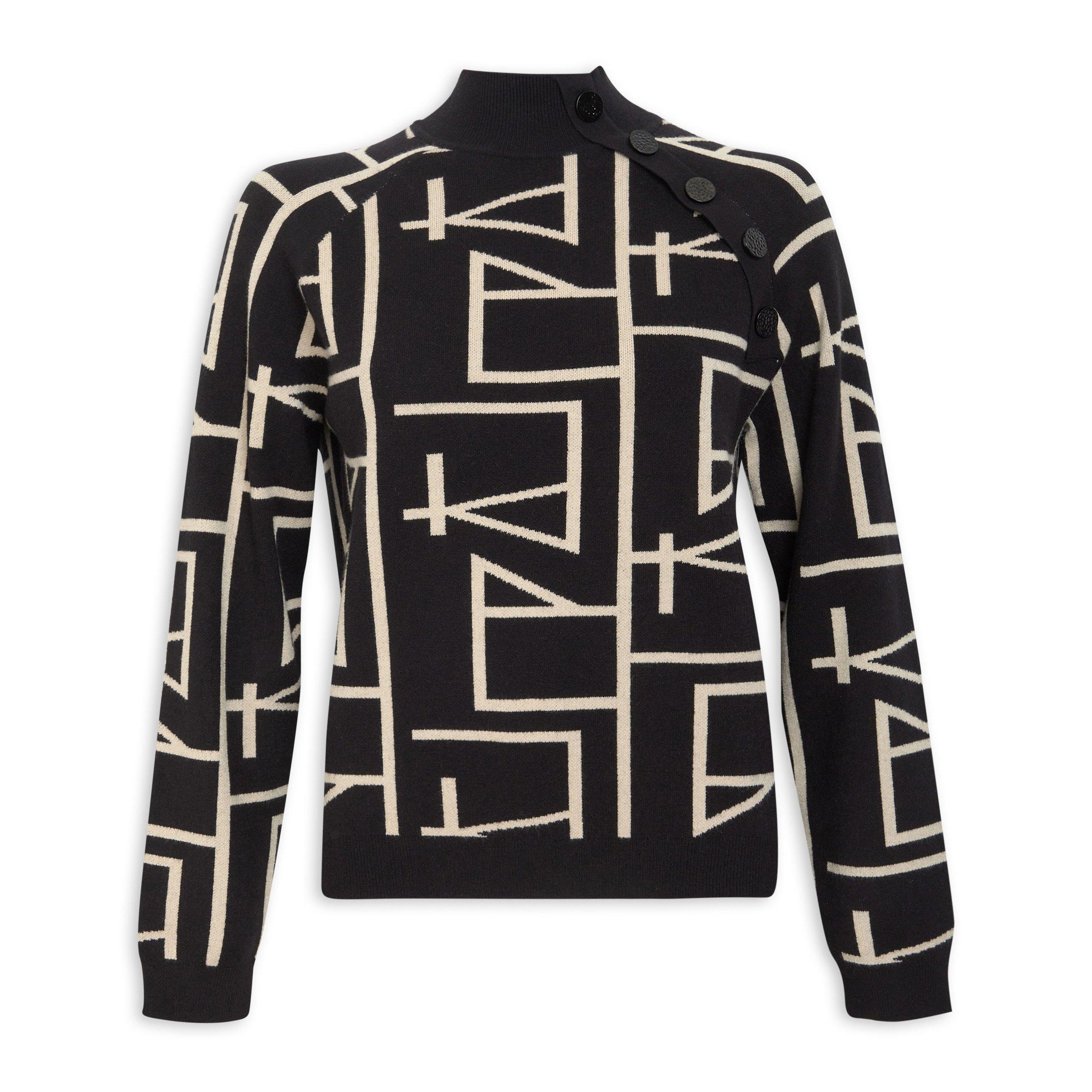 Bradford Knit Top - Cream/Black