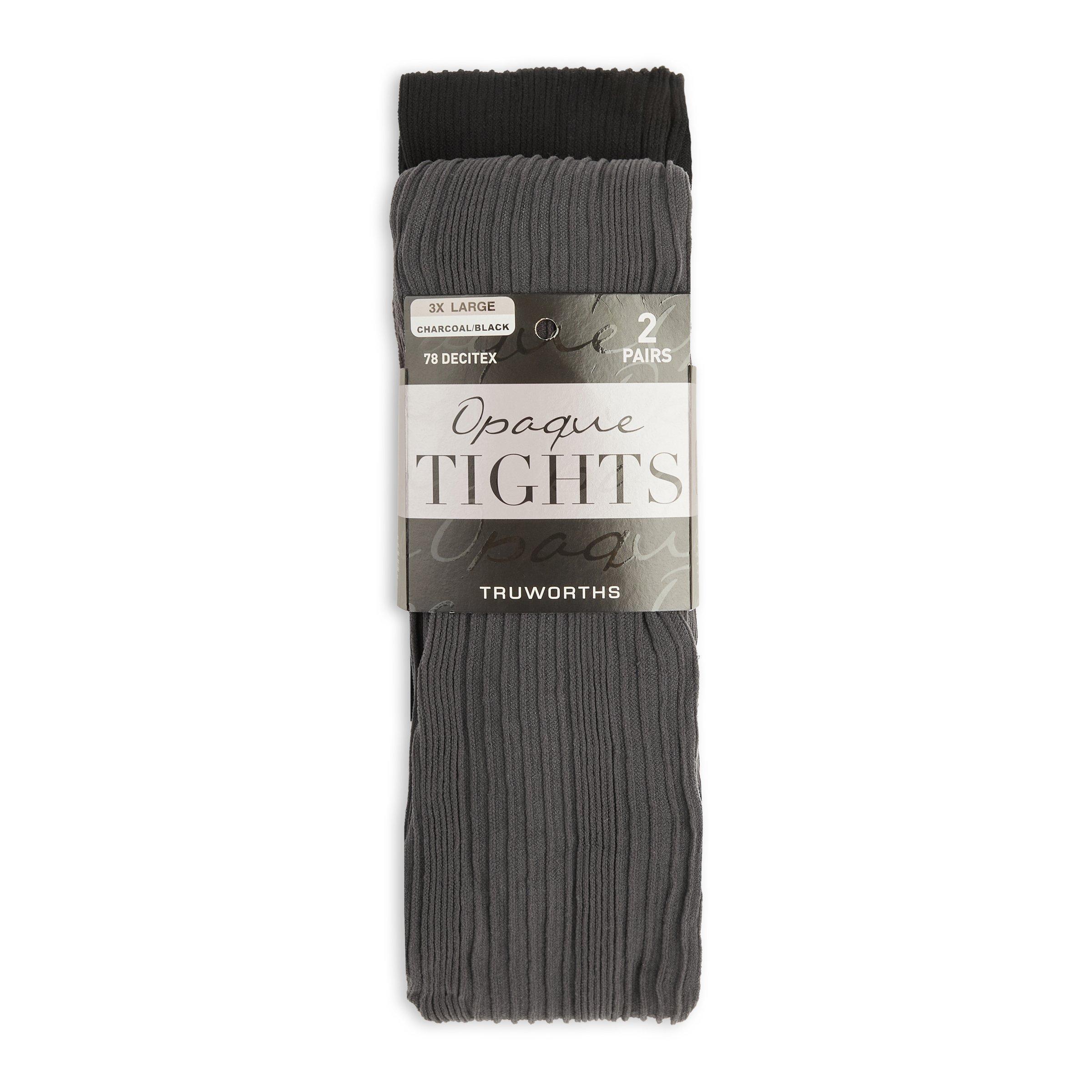 2-pack Grey and Black Stockings (3140046) | Truworths