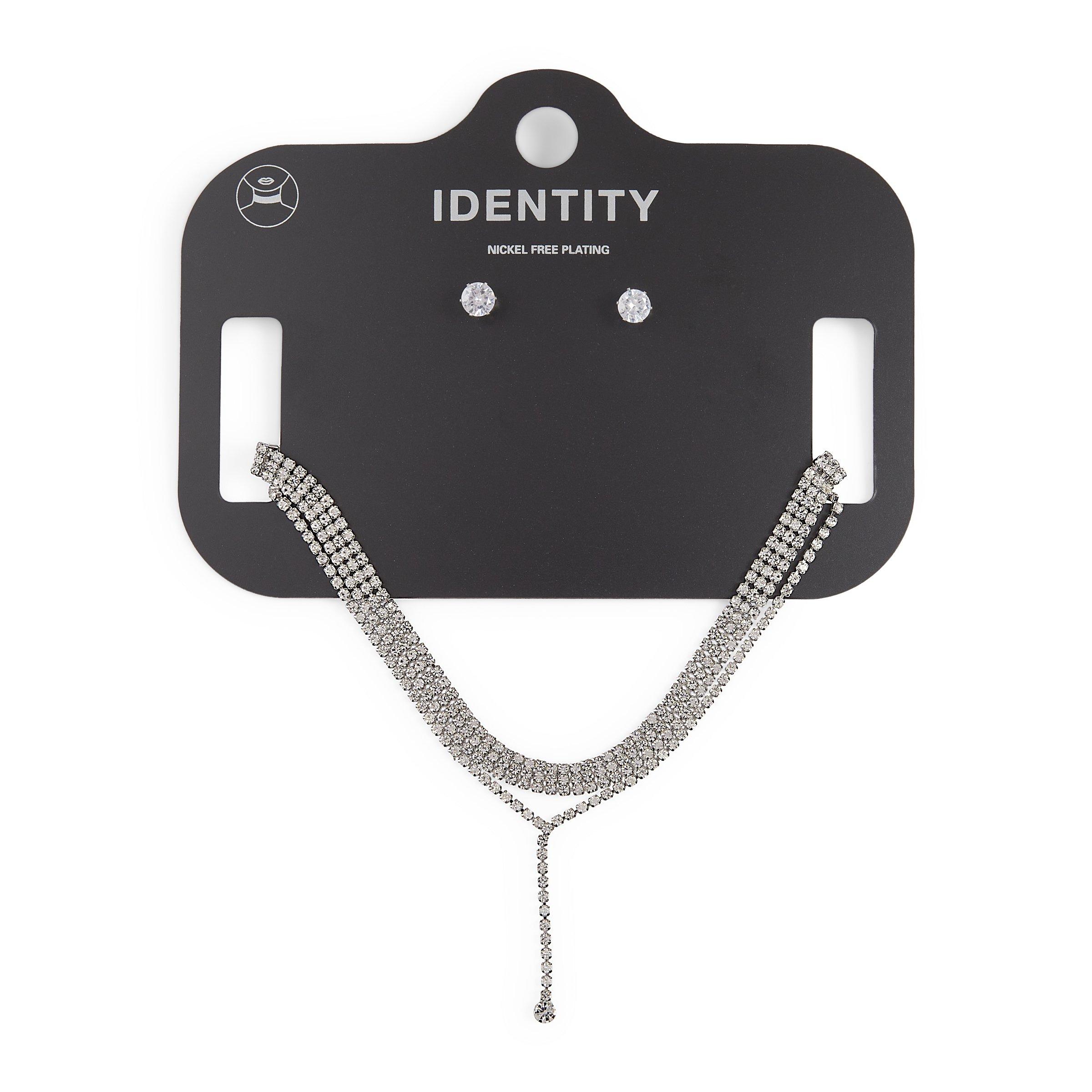 2-pack Silver Choker Set (3140141) | Identity