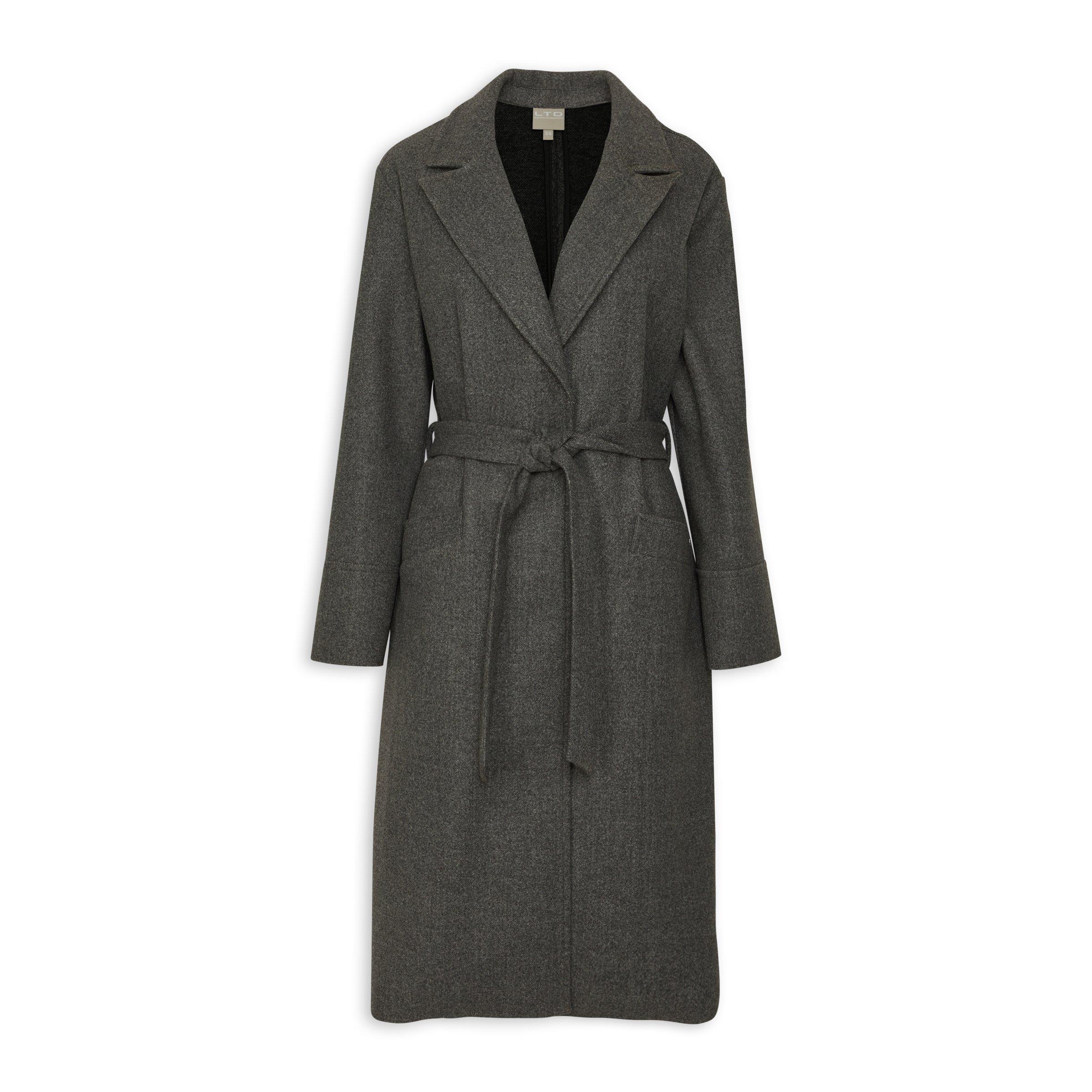 2040243 Grey Patterned Coat